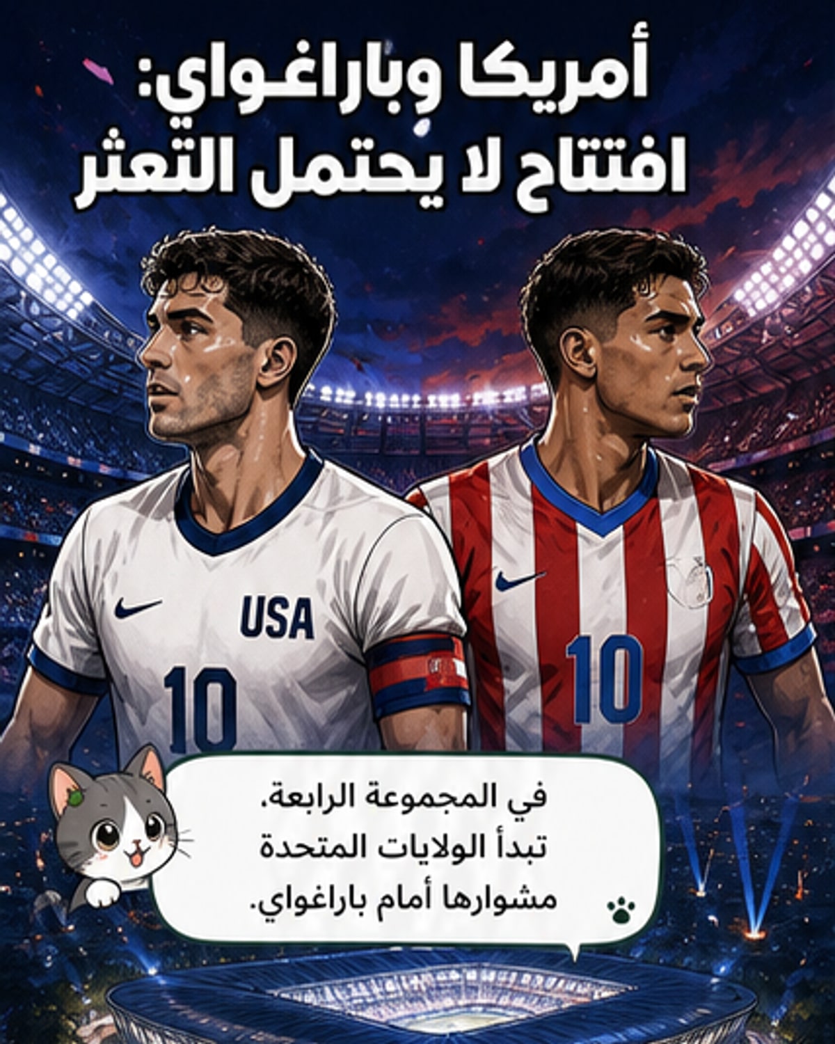 الولايات المتحدة وباراغواي في افتتاح قوي