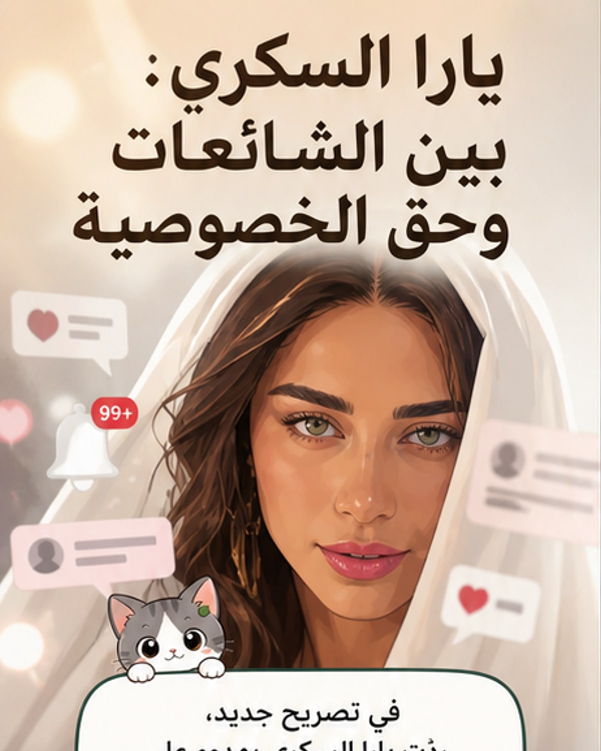 يارا السكري ترد على شائعات خصوصيتها