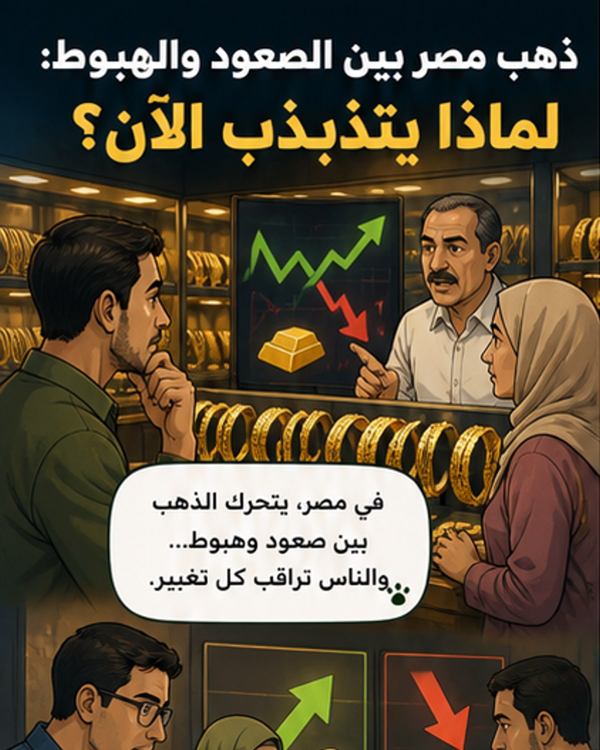 تذبذب أسعار الذهب في مصر