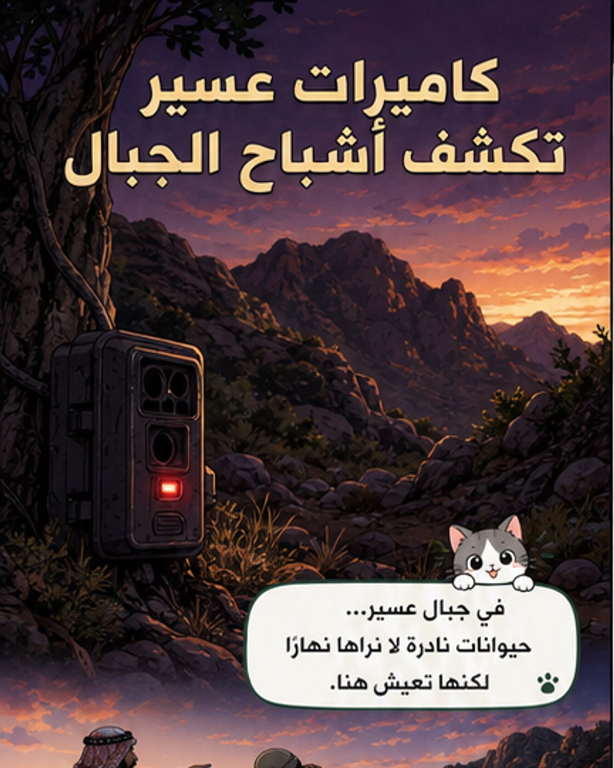 أول توثيق موسع لـ«أشباح الجبال» في السعودية