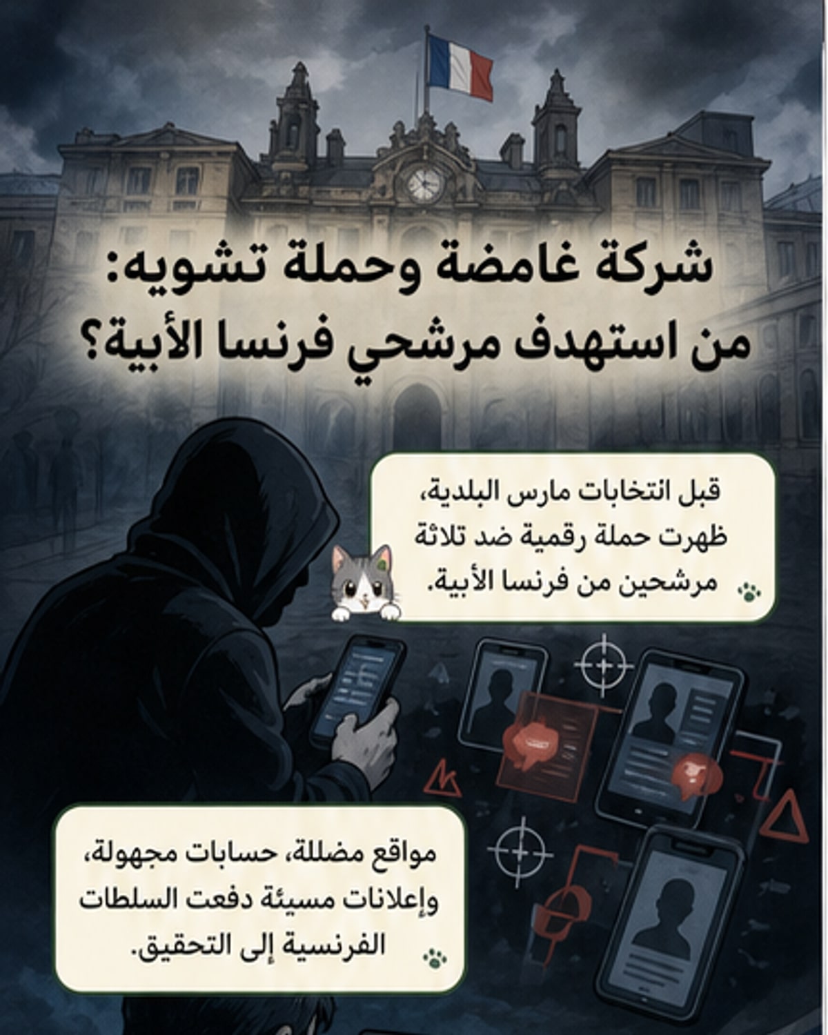 شركة إسرائيلية مشبوهة في تدخل بانتخابات فرنسا