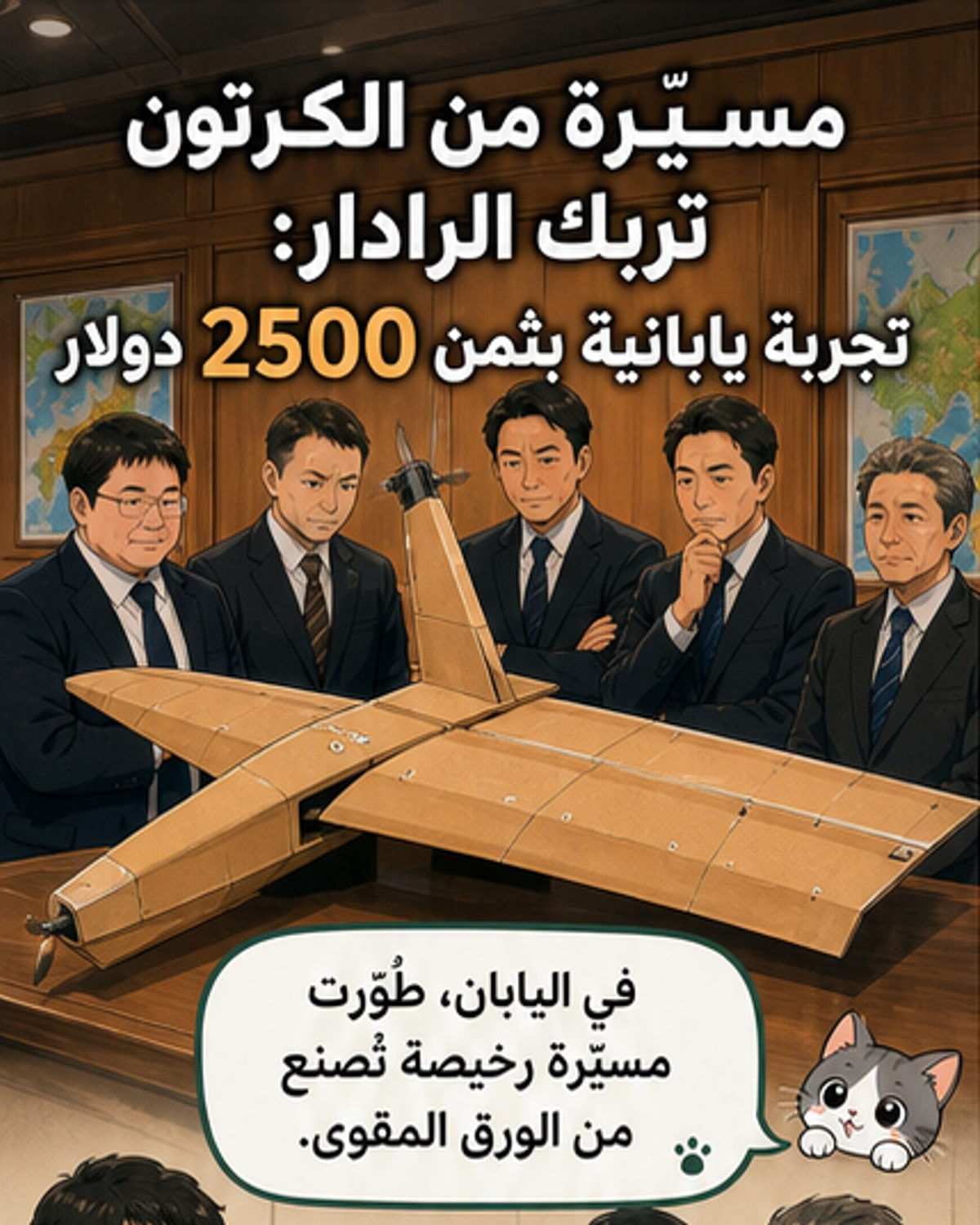 طائرة مسيرة من الكرتون بـ2500 دولار