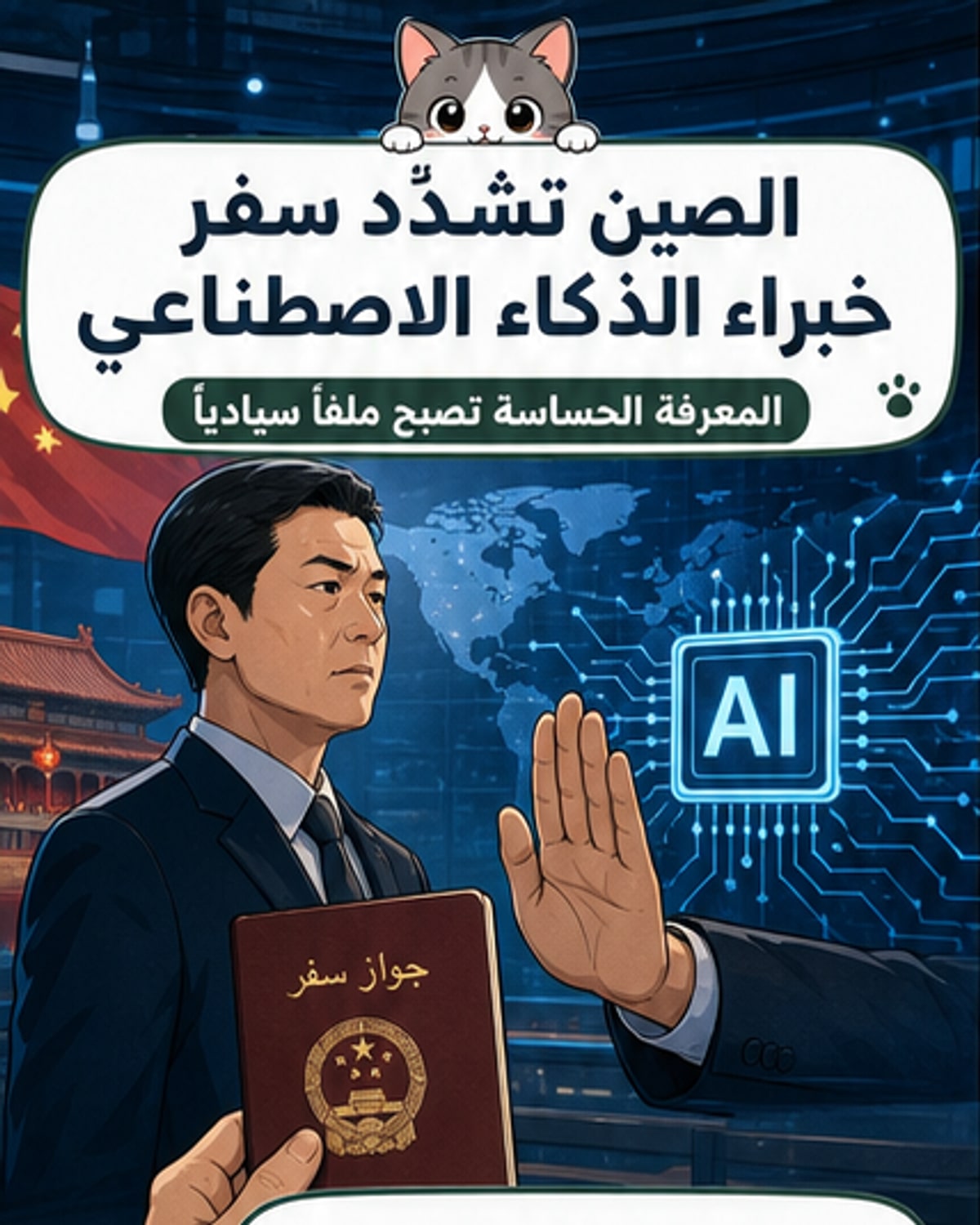 الصين تقيّد سفر خبراء الذكاء الاصطناعي