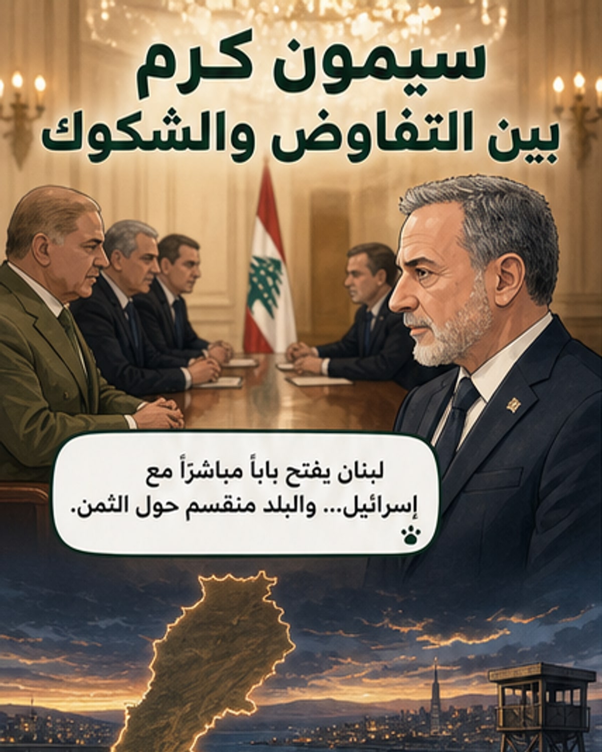 مهمة كرم: من وقف النار إلى سلام مع إسرائيل؟