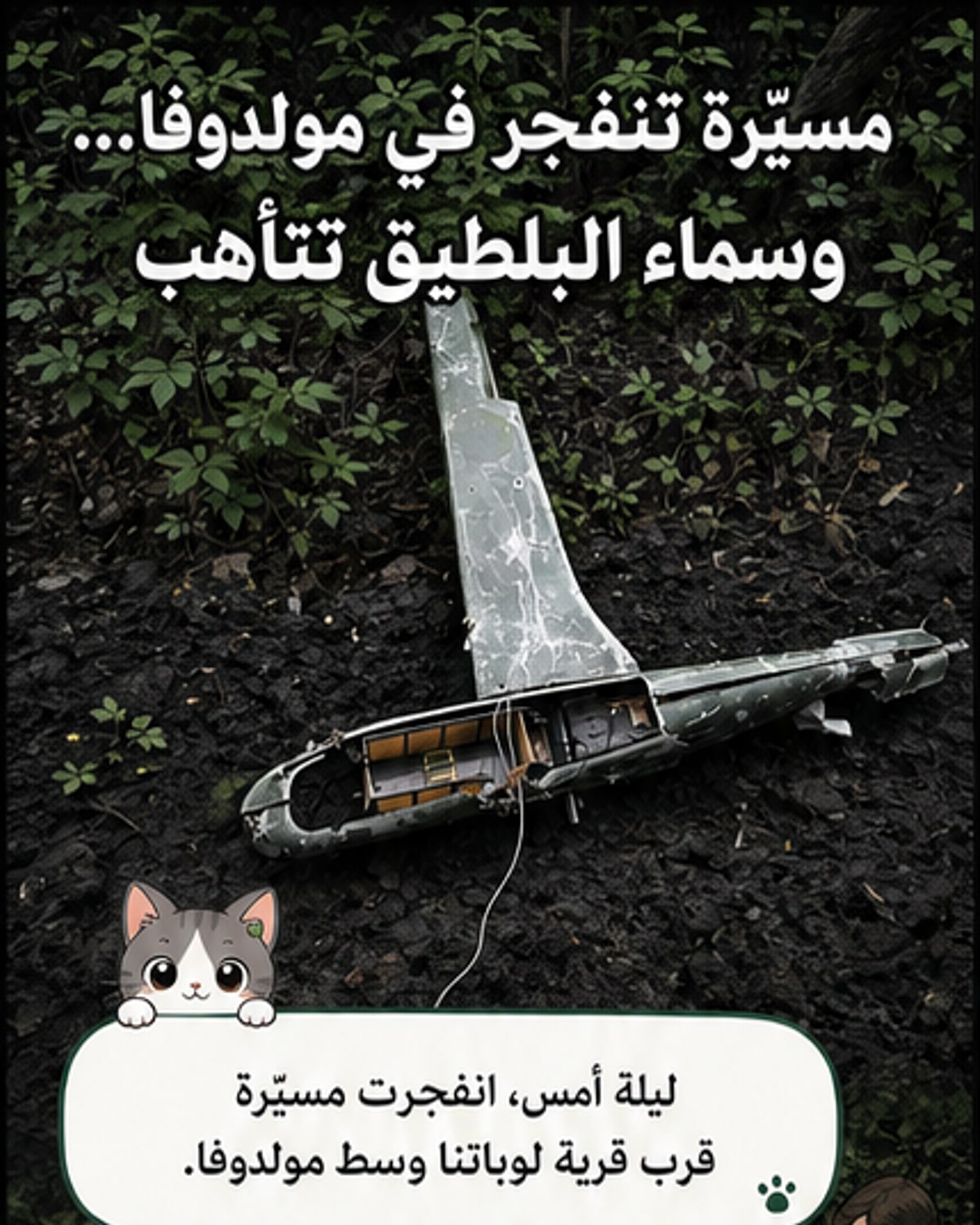 انفجار مسيرة أوكرانية في مولدوفا