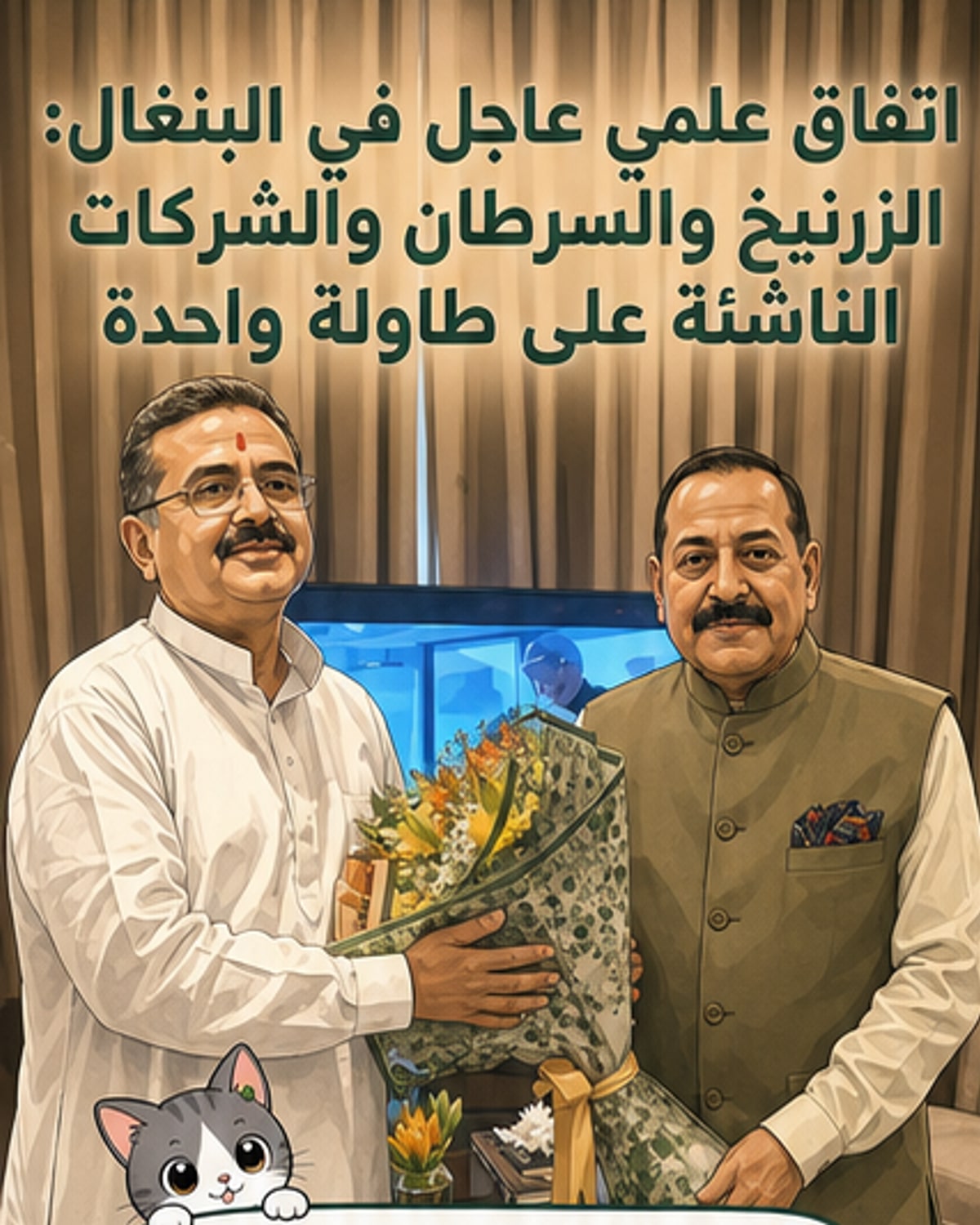 تعاون علمي بين الحكومة المركزية والبنغال