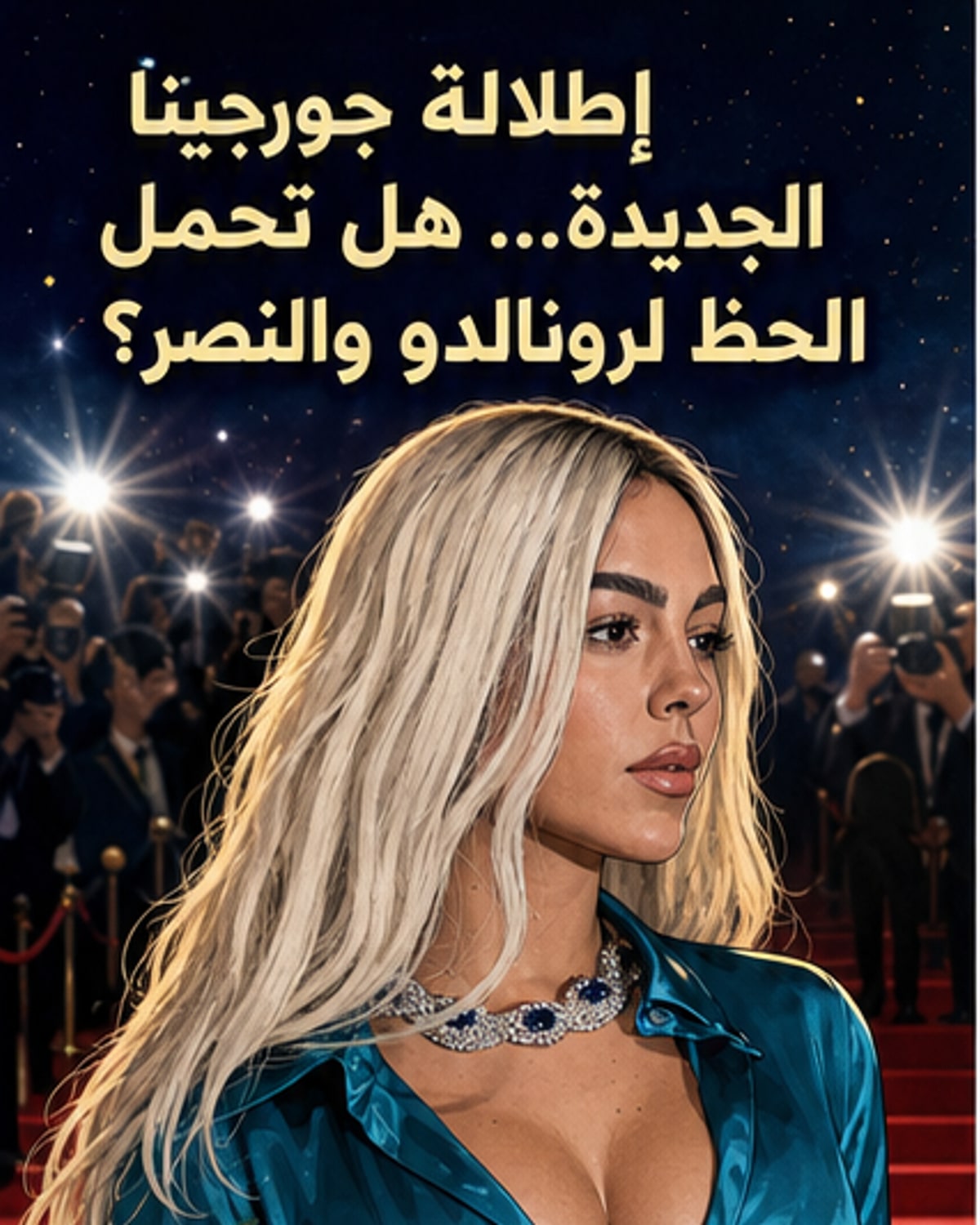 جورجينا تتغير لجلب الحظ لرونالدو