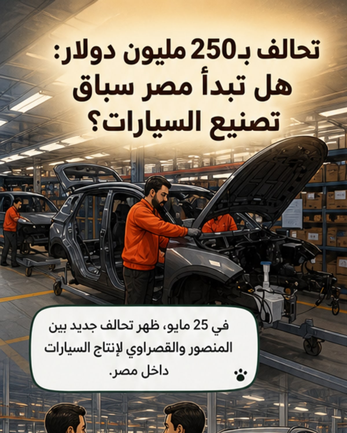 تحالف لصناعة السيارات بـ250 مليون دولار