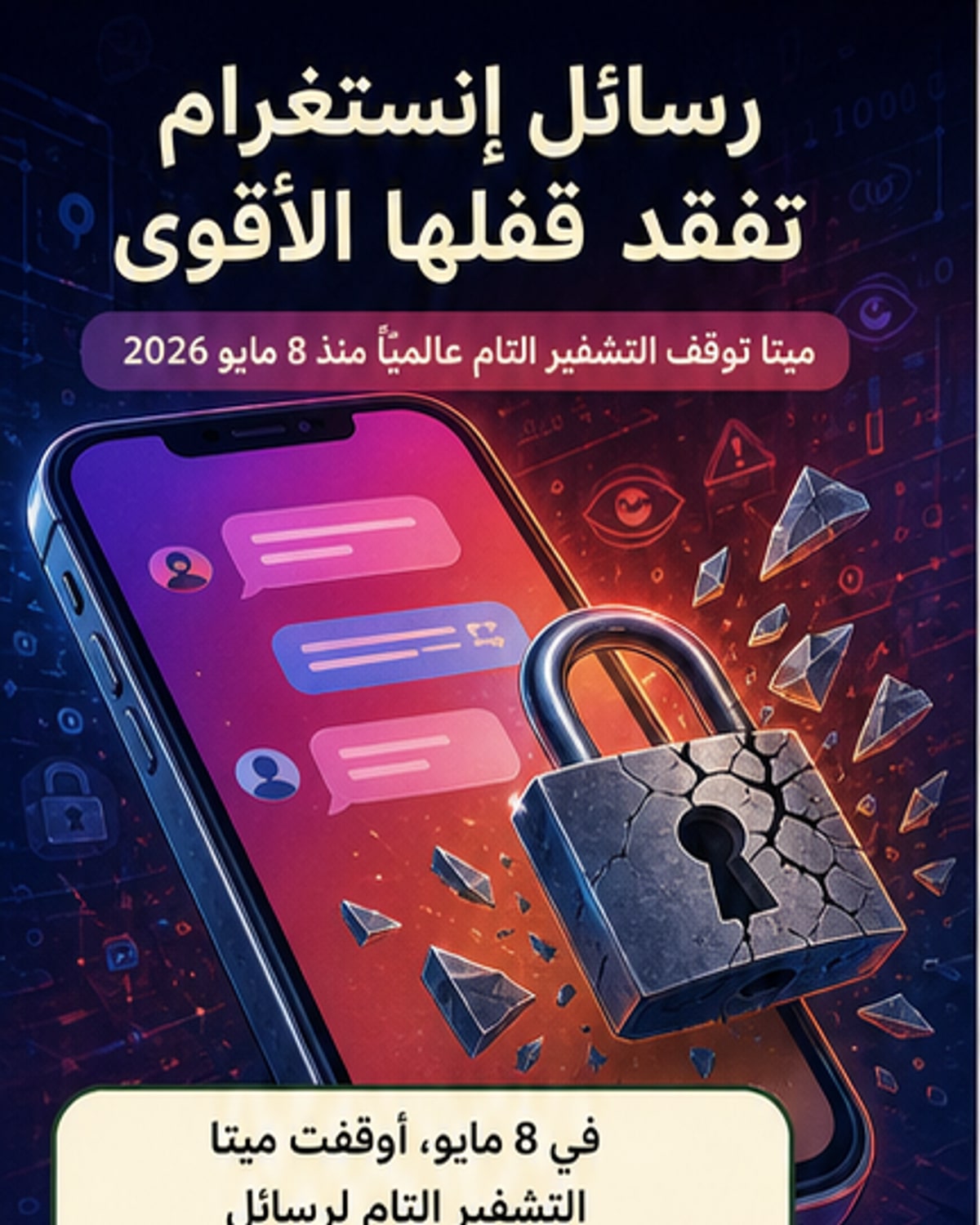 ميتا تعطل التشفير الكامل لرسائل إنستغرام عالمياً