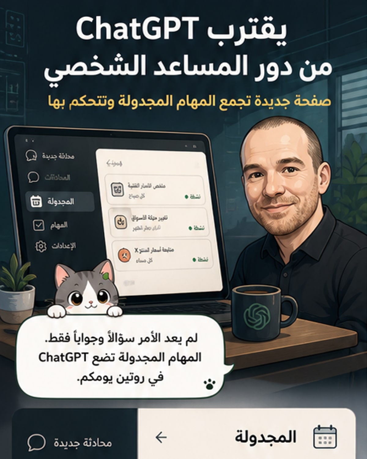 ChatGPT يتحوّل إلى مساعد شخصي ذكي