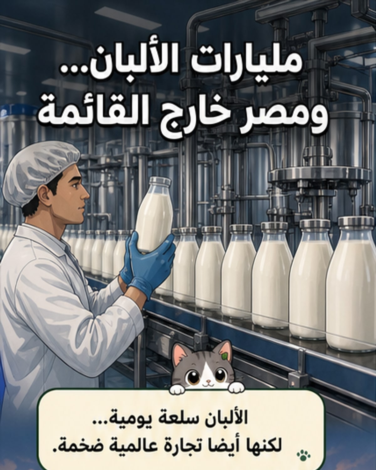 3 دول عربية تستورد الألبان بـ3 مليارات دولار