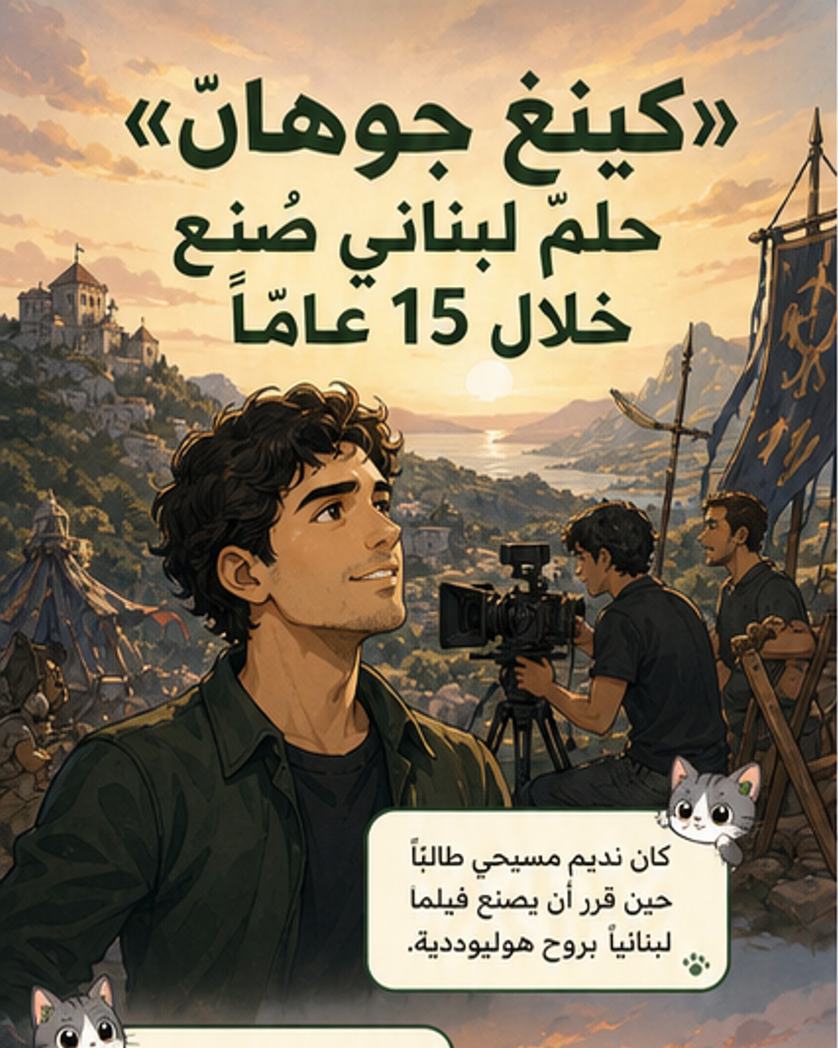 مخرج لبناني يُطلق فيلمه بعد 15 عاماً من الحلم