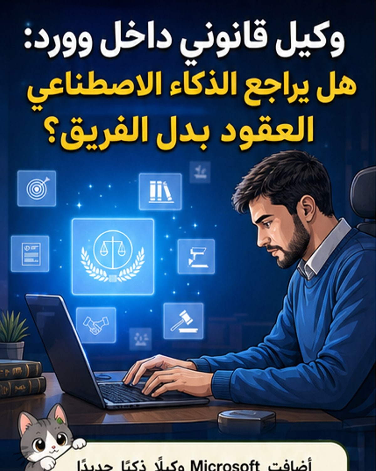 وِكيل ذكي داخل «وورد» لمراجعة العقود