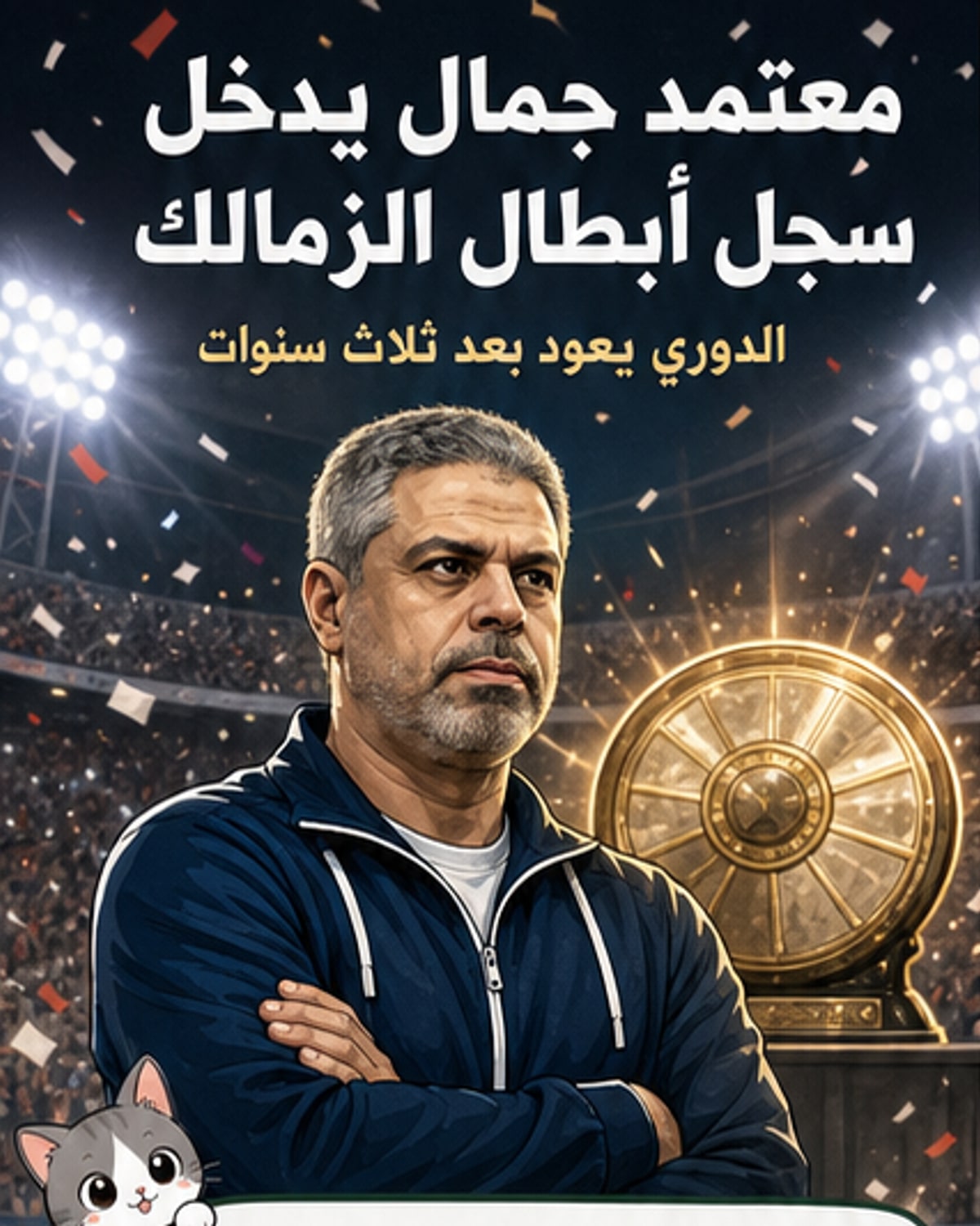 معتمد جمال يُوجّه الزمالك للتتويج بالدوري
