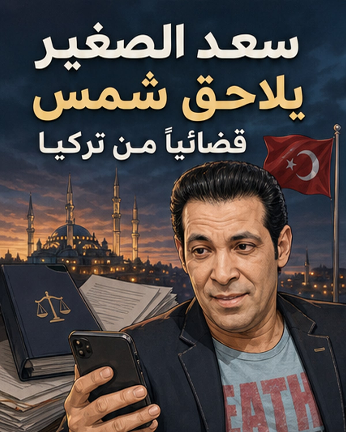 سعد الصغير يلاحق شمس قضائيًا خارج مصر