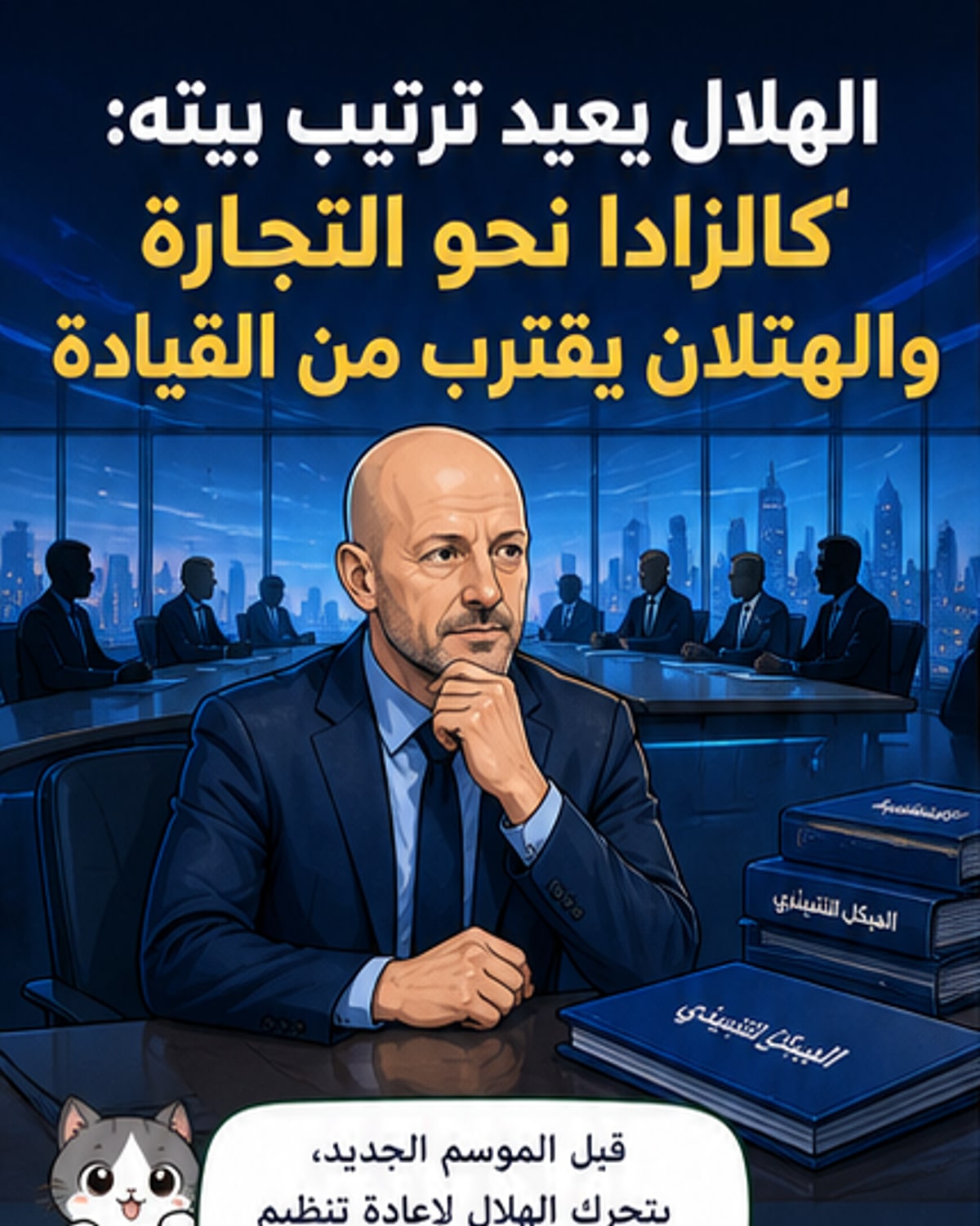 تغييرات إدارية كبرى في الهلال