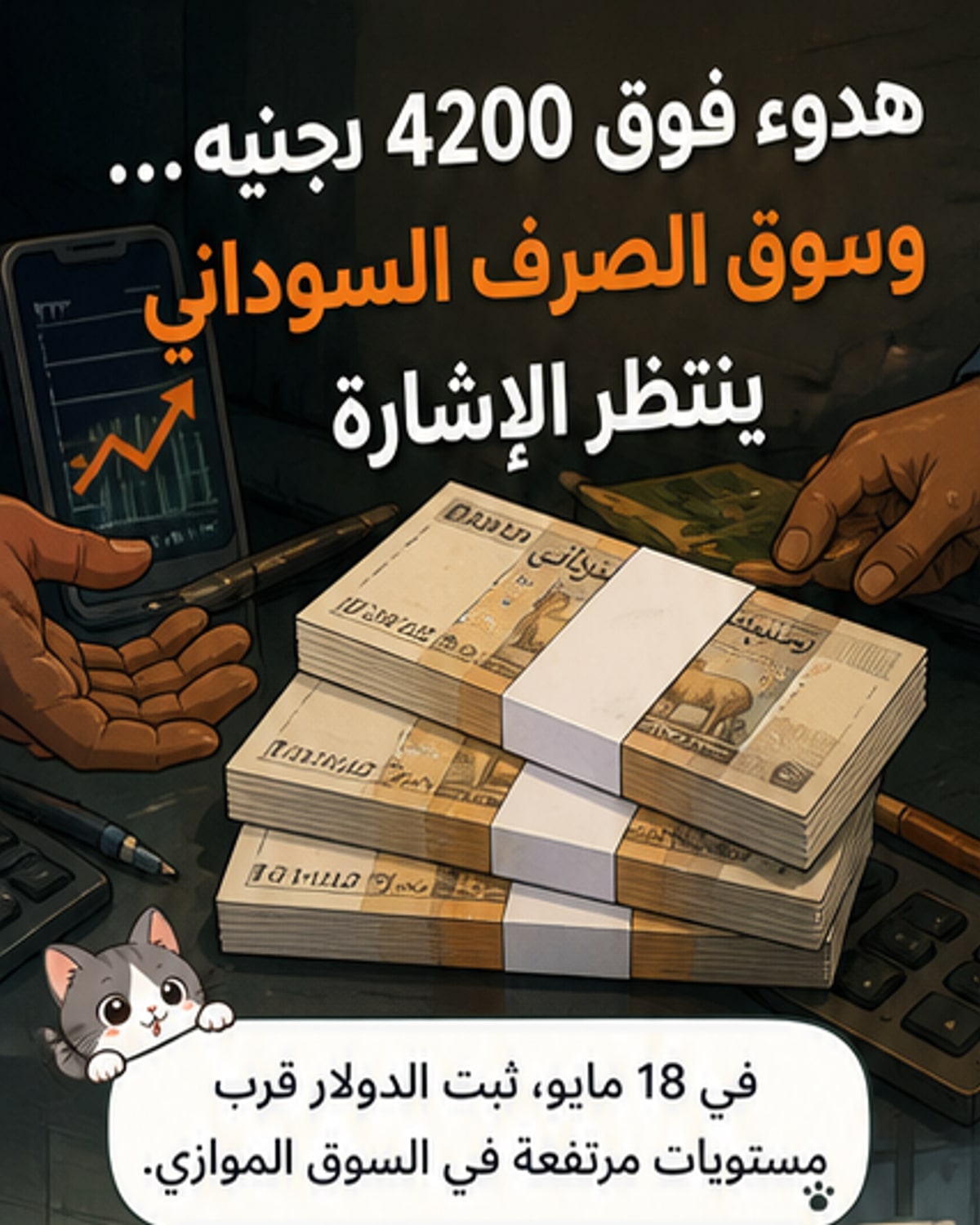 استقرار نسبي في سعر الدولار بالسودان