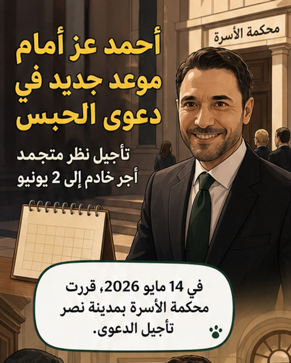 تأجيل دعوى حبس أحمد عز