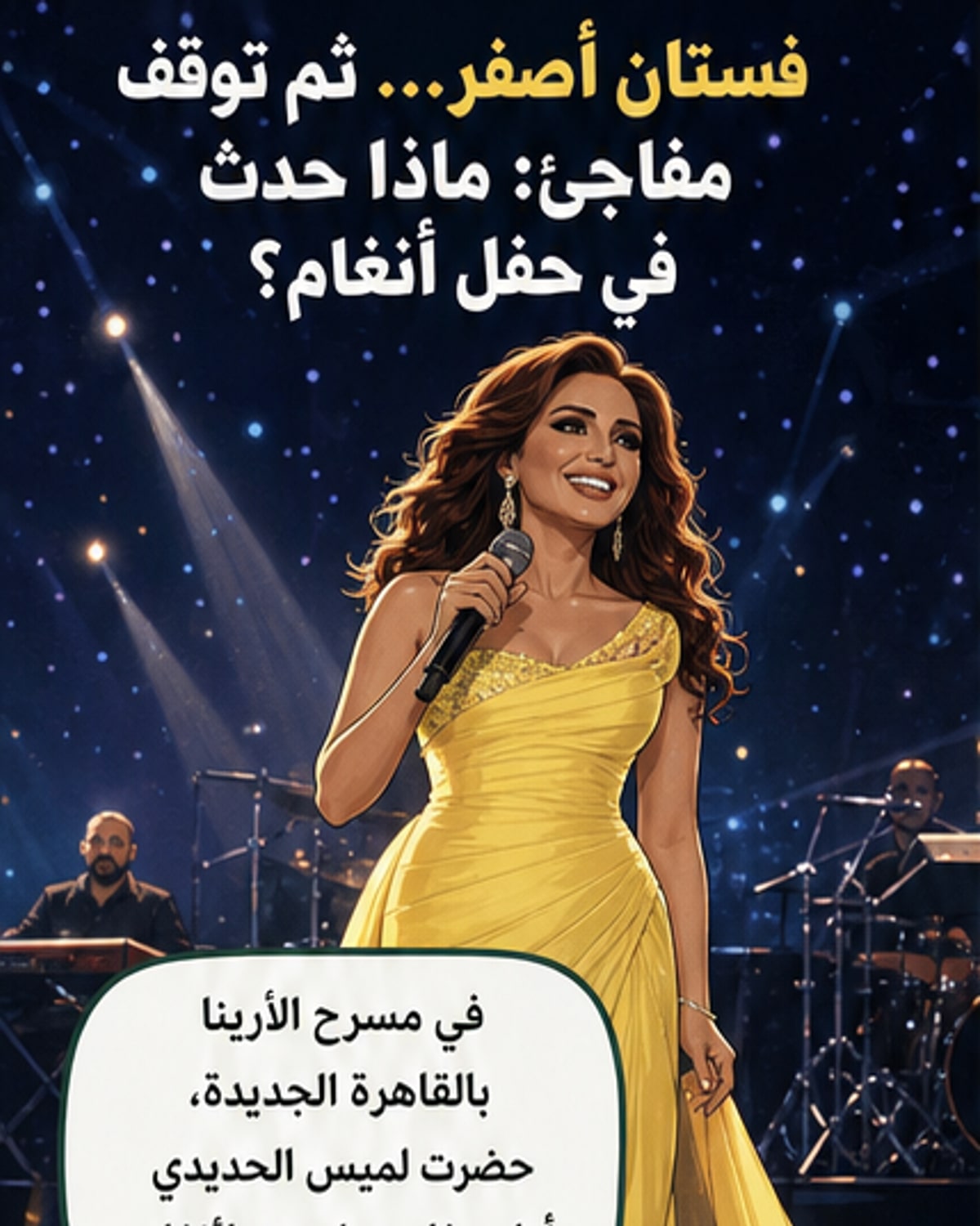 انسحاب أنغام من على المسرح أثناء الحفل