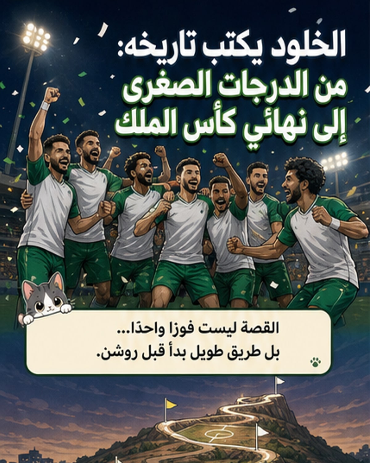 الخلود إلى نهائي كأس الملك لأول مرة