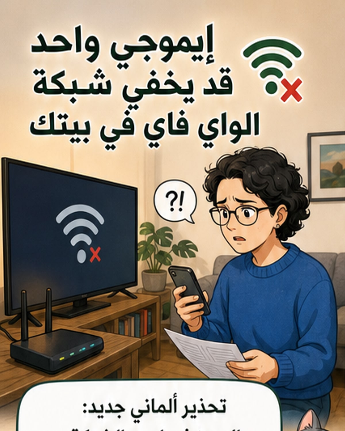 «إيموجي» في اسم الواي فاي قد يقطع الإنترنت