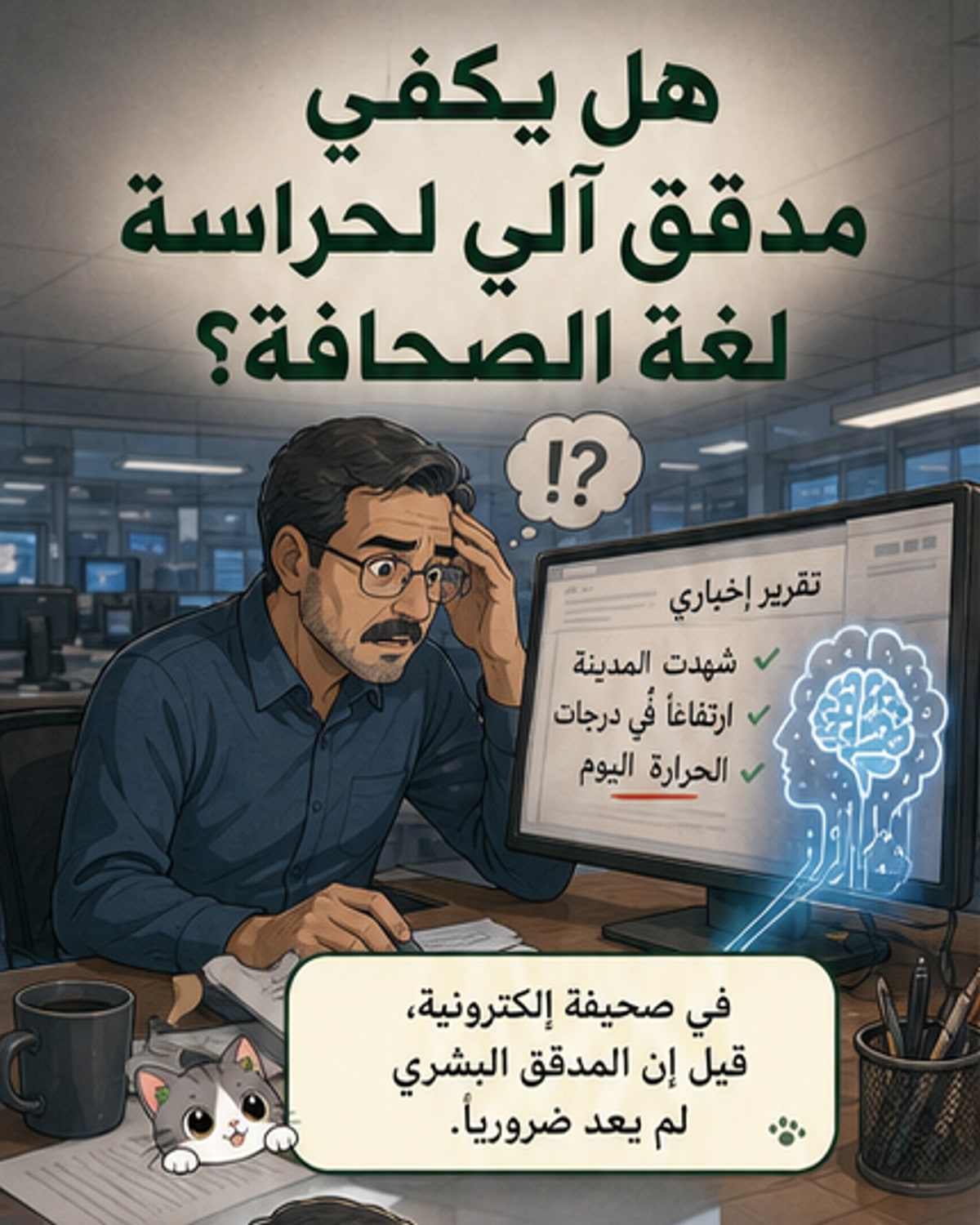 هل يُستَبدل المُدقِّق البشري بالذكاء الاصطناعي؟