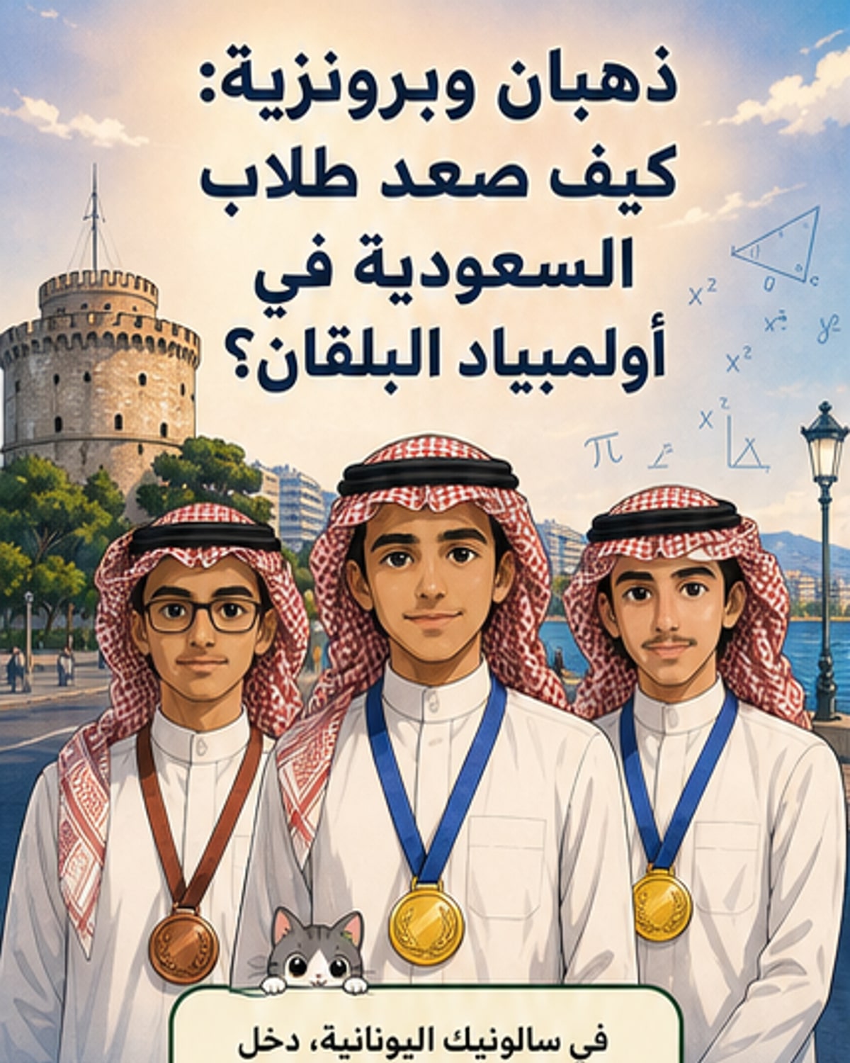 ثلاث ميداليات دولية للفريق السعودي في أولمبياد البلقان للرياضيات