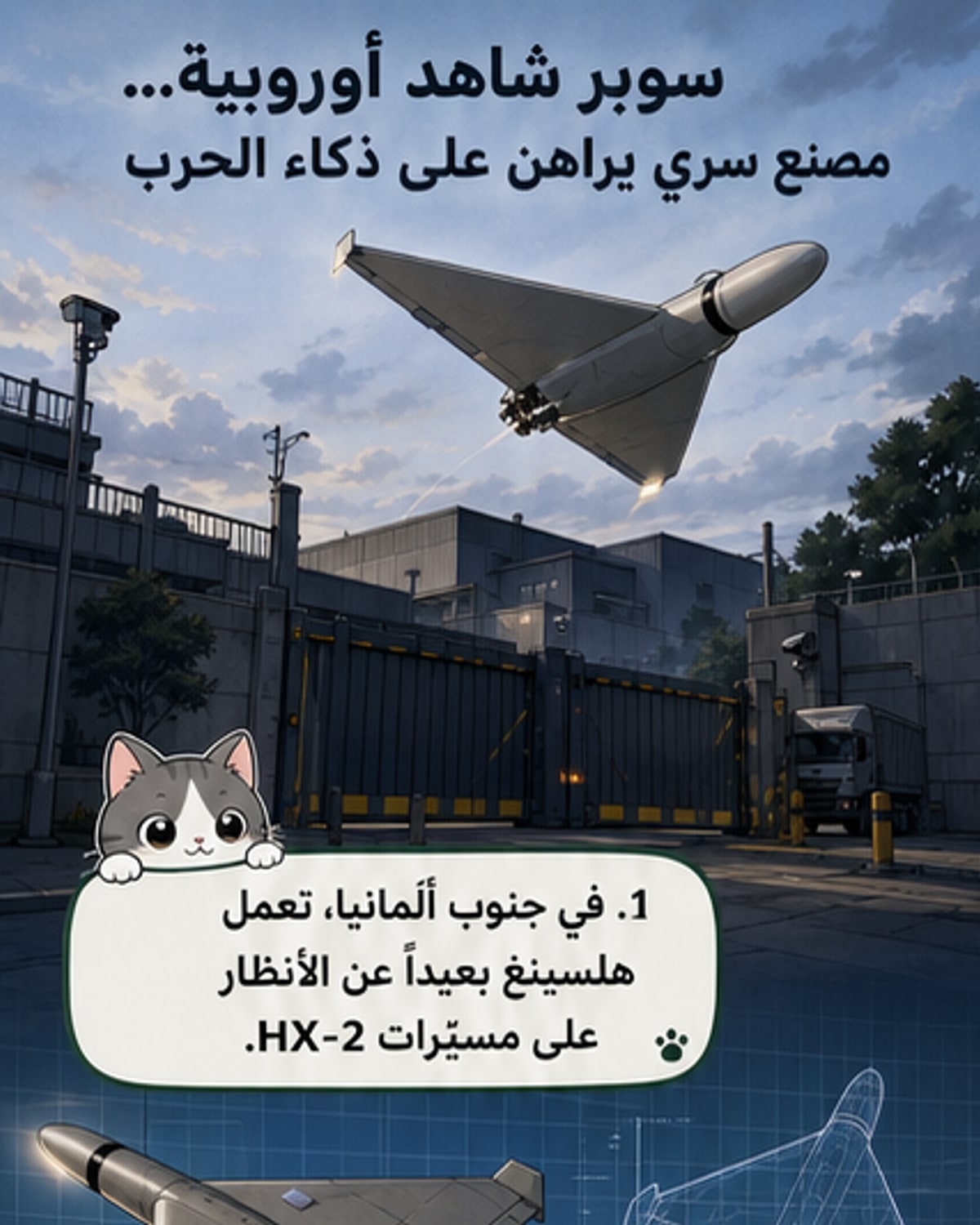مُسيّرة أوروبية ذكية تُعيد تعريف الحرب