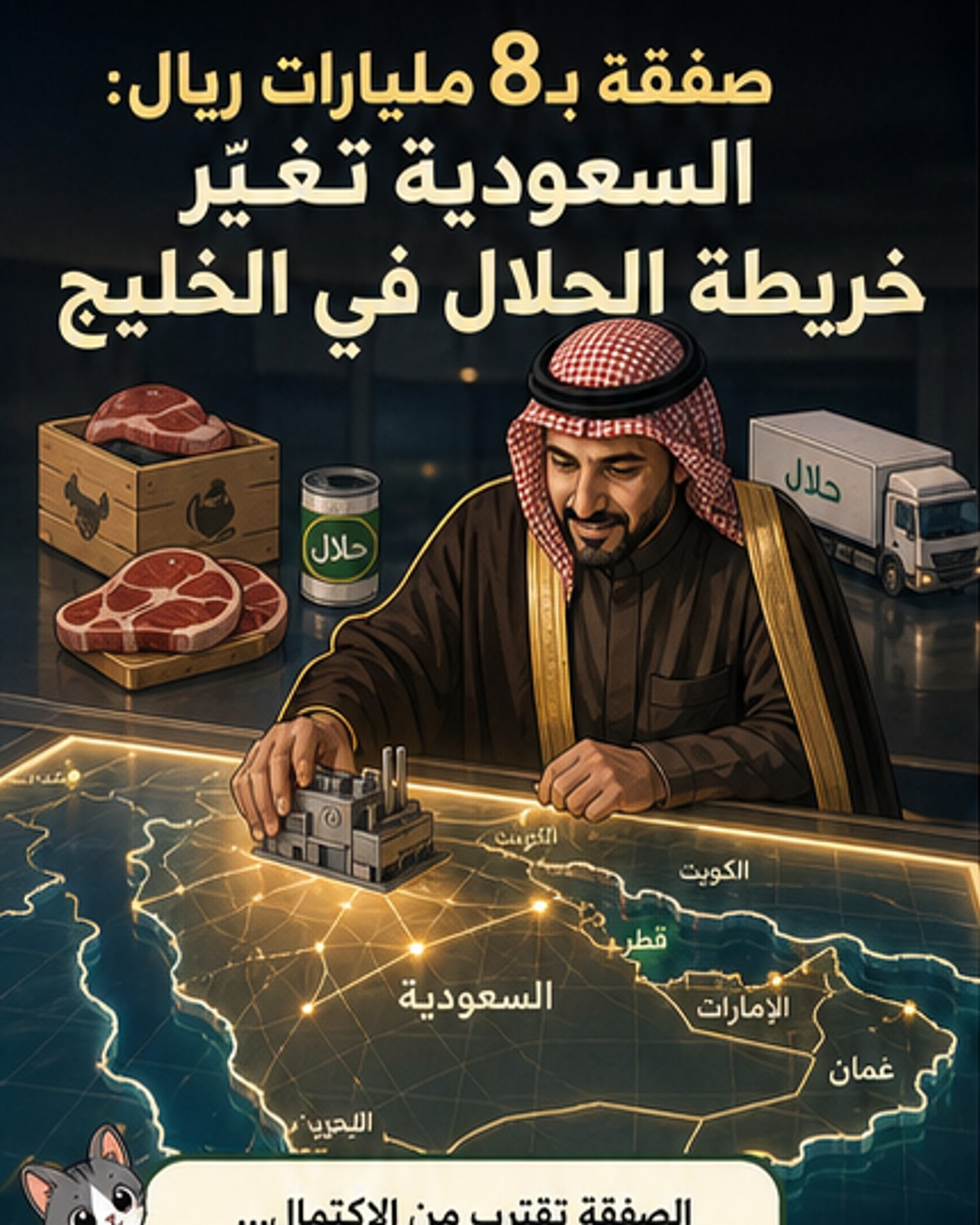 السعودية تعيد رسم سوق الحلال بصفقة 8 مليارات