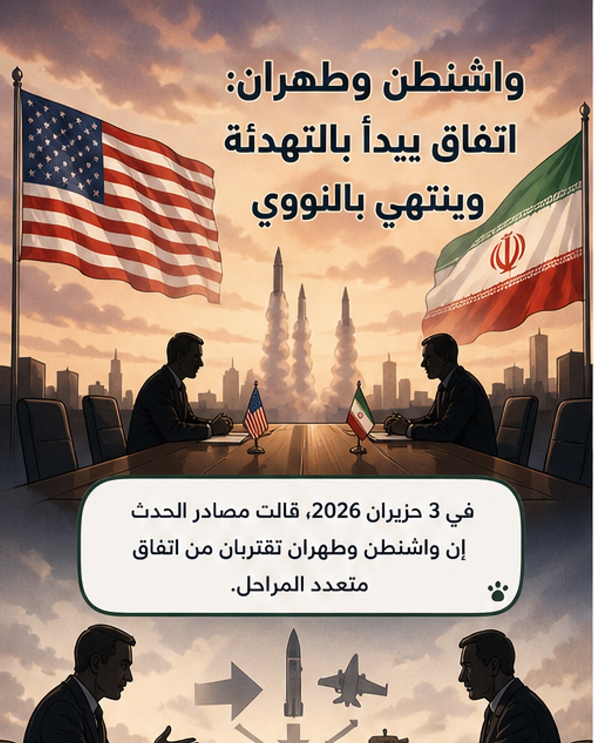 واشنطن وطهران تقتربان من اتفاق متعدد المراحل