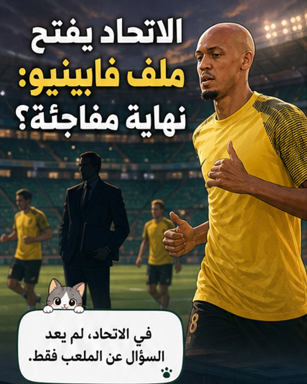 قرار صادم لفابينيو في الاتحاد