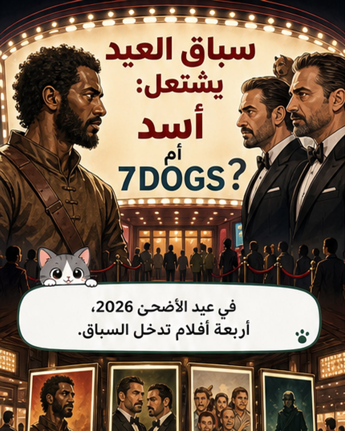 سباق سينمائي ناري في عيد الأضحى