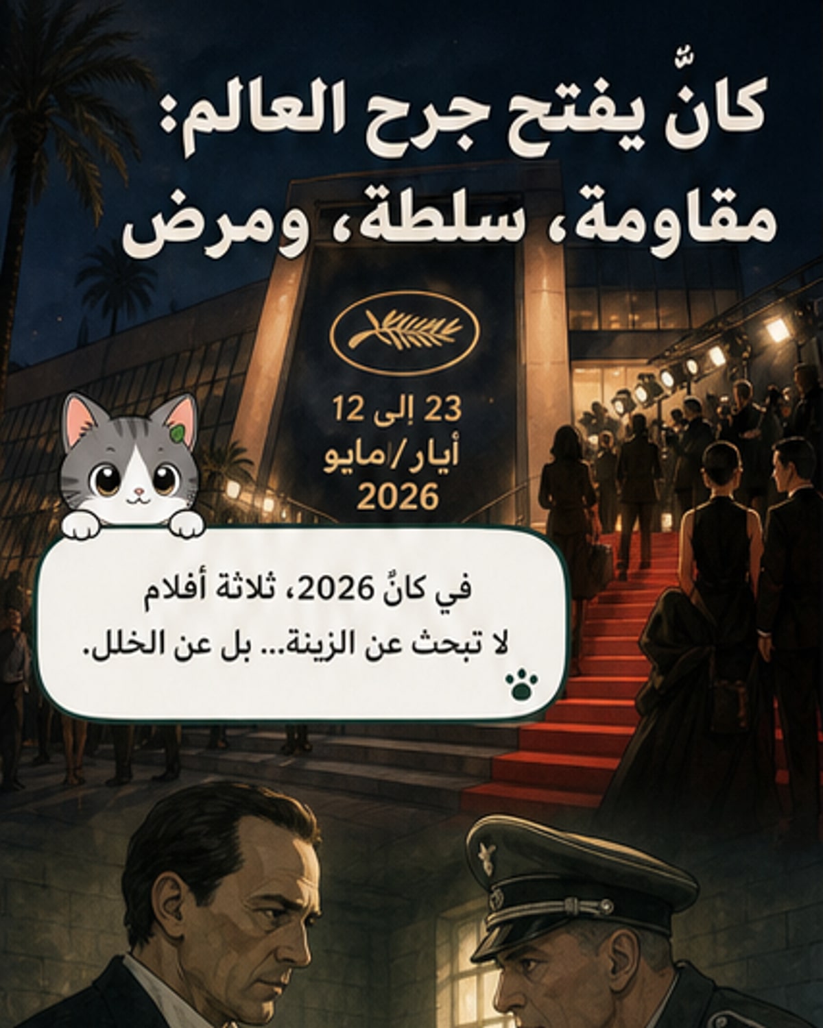 أفلام كان 2026: تشريح العالم المعطوب