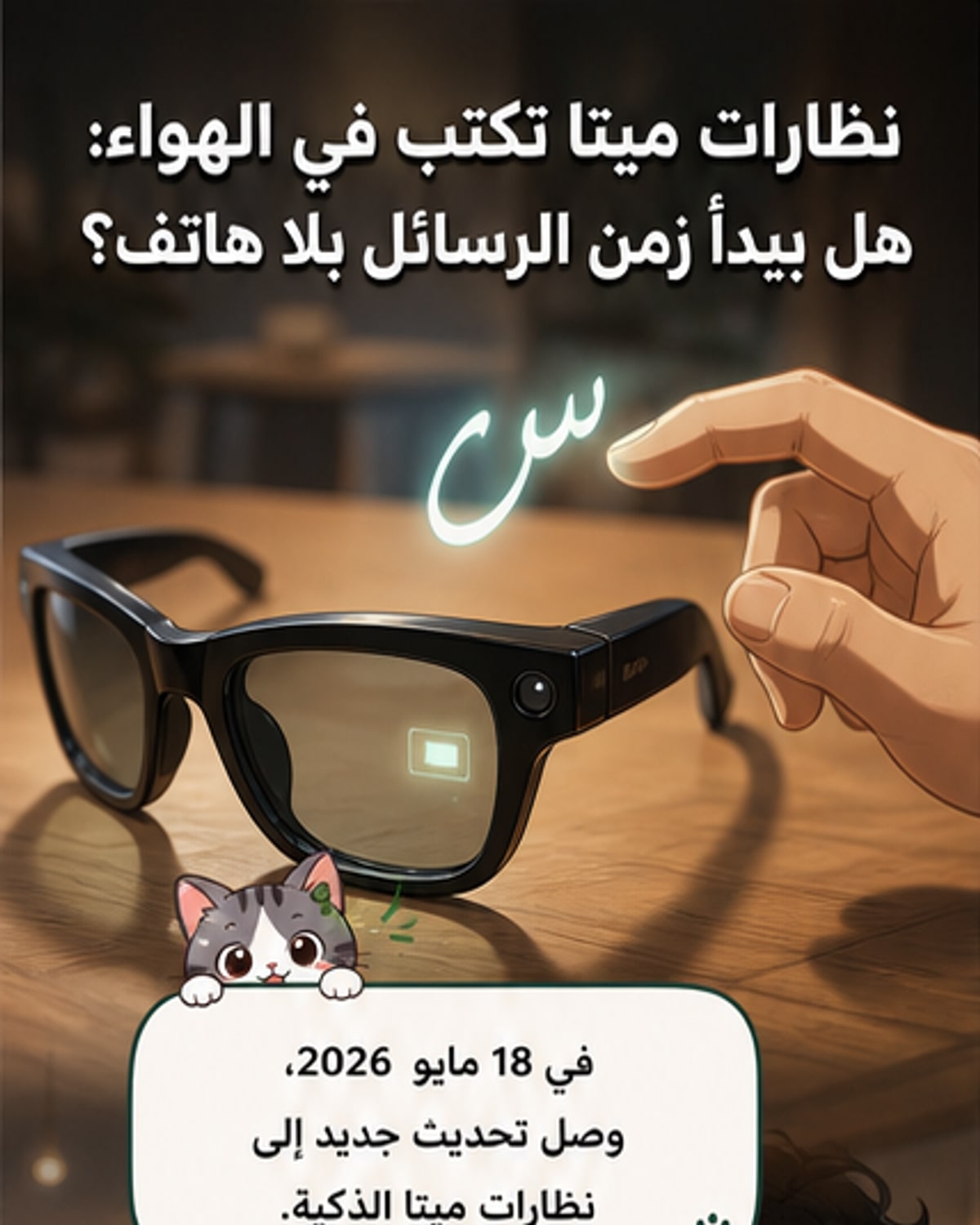 كتابة في الهواء بسوار عصبي