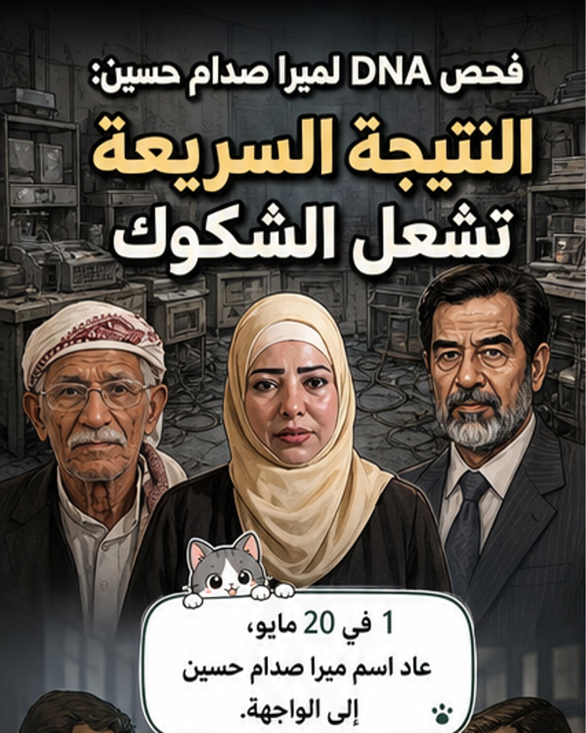جدل حول فحص DNA لميرا صدام حسين