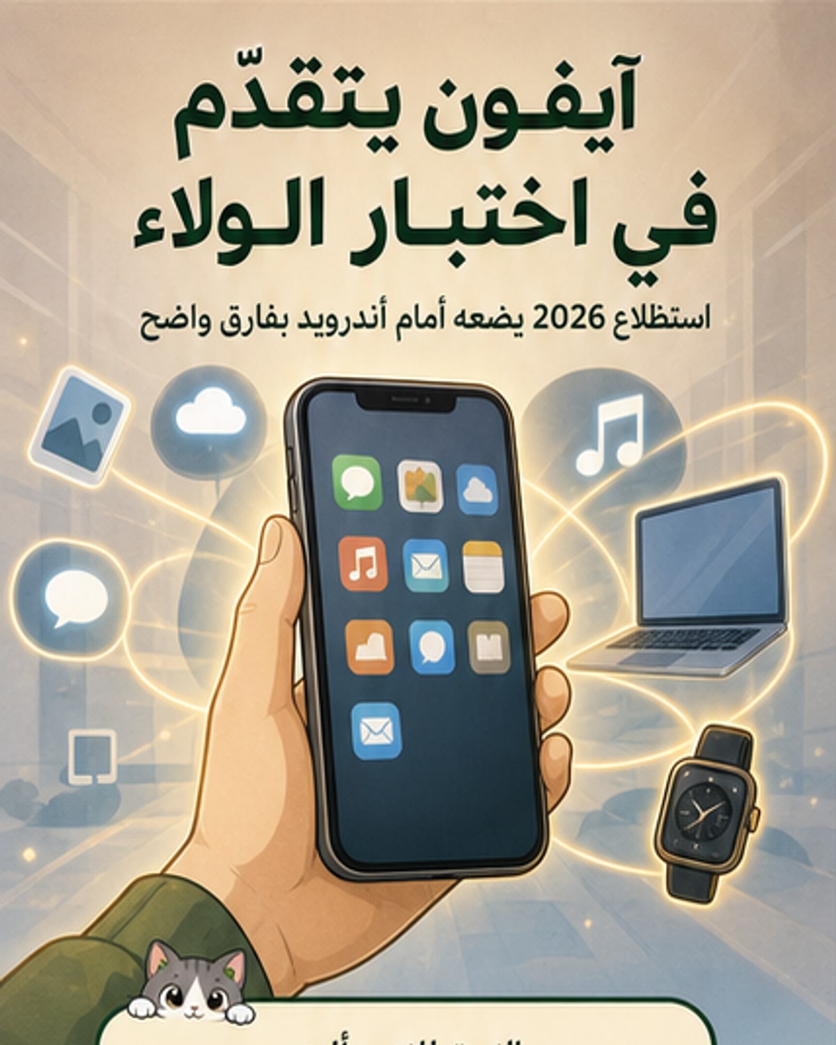آيفون يتفوق بولاء المستخدمين عالميًا