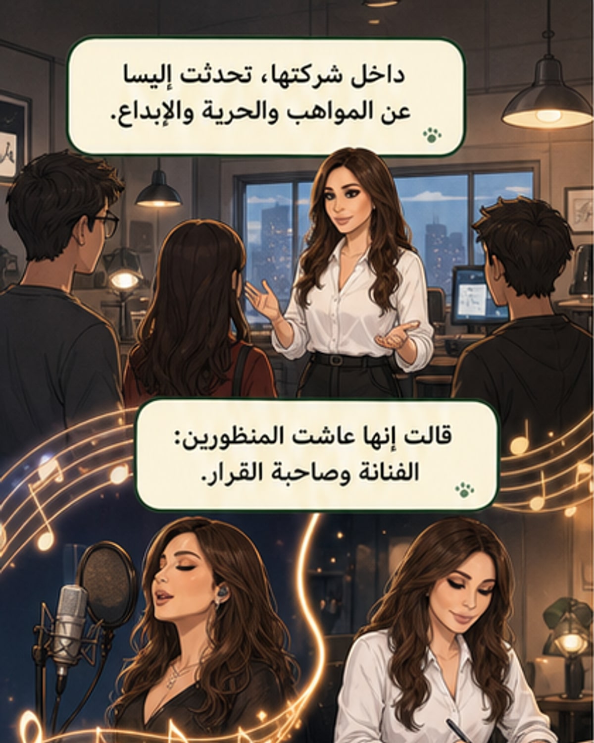إليسا تُطمئن الجمهور بعد إصابتها