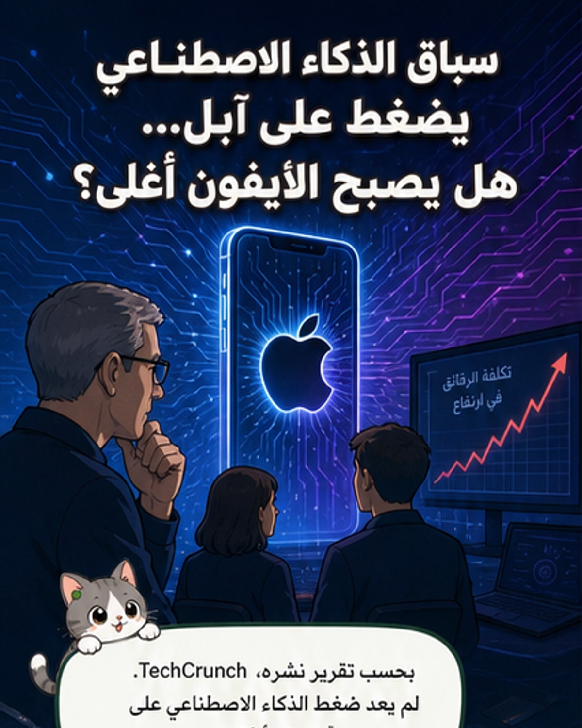 الذكاء الاصطناعي يضغط على آبل