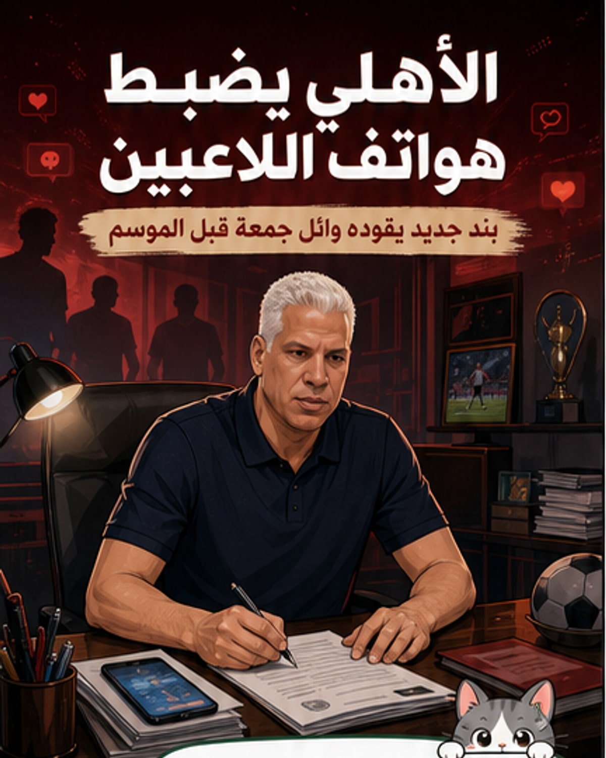 الأهلي يشدد الانضباط بحديد السوشيال ميديا