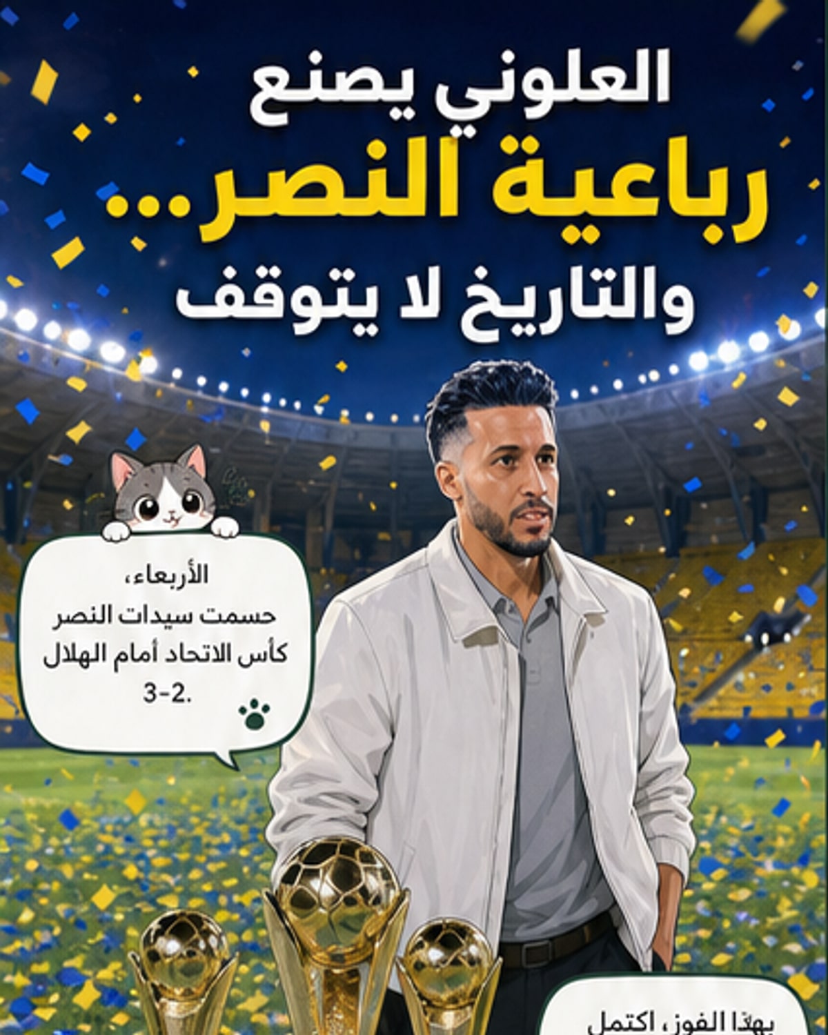 رباعية تاريخية لسيدات النصر