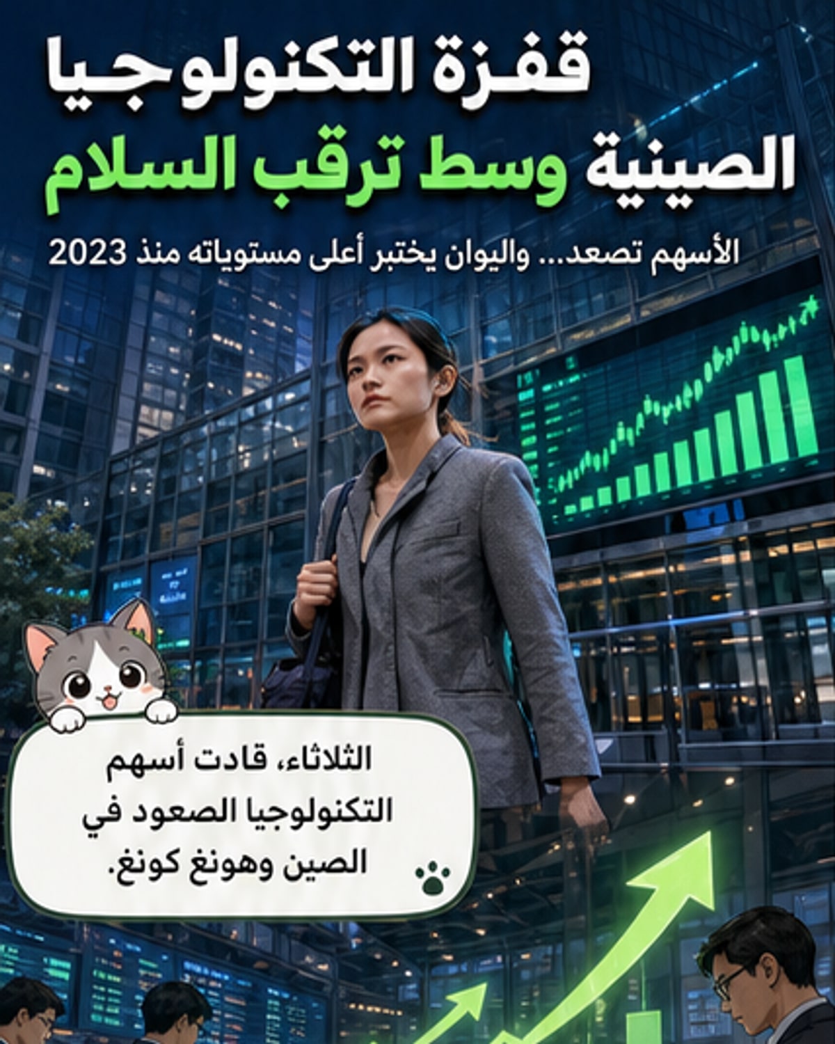 أسهم التكنولوجيا تقفز في الصين