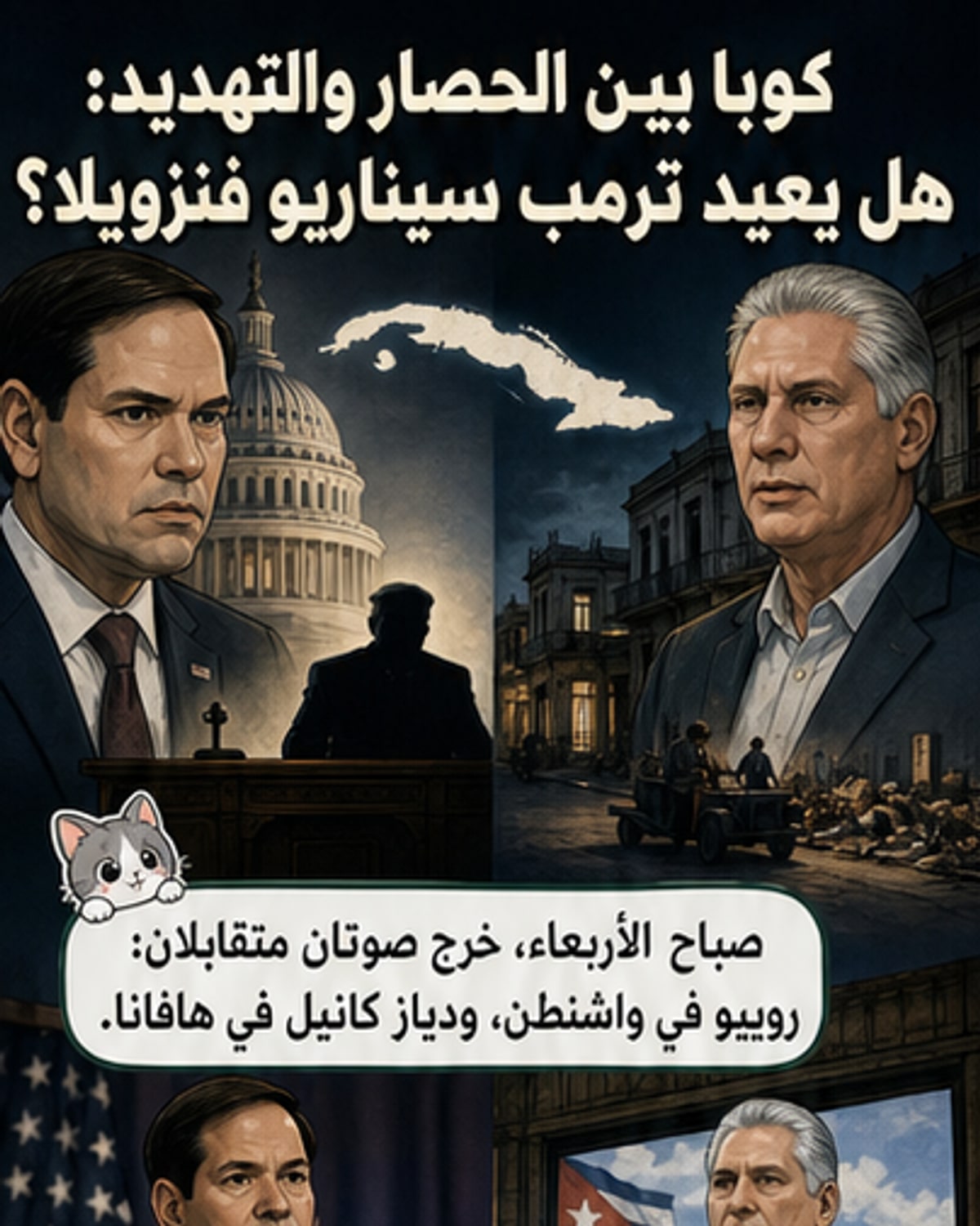 هل يكرر ترمب تجربة فنزويلا في كوبا؟