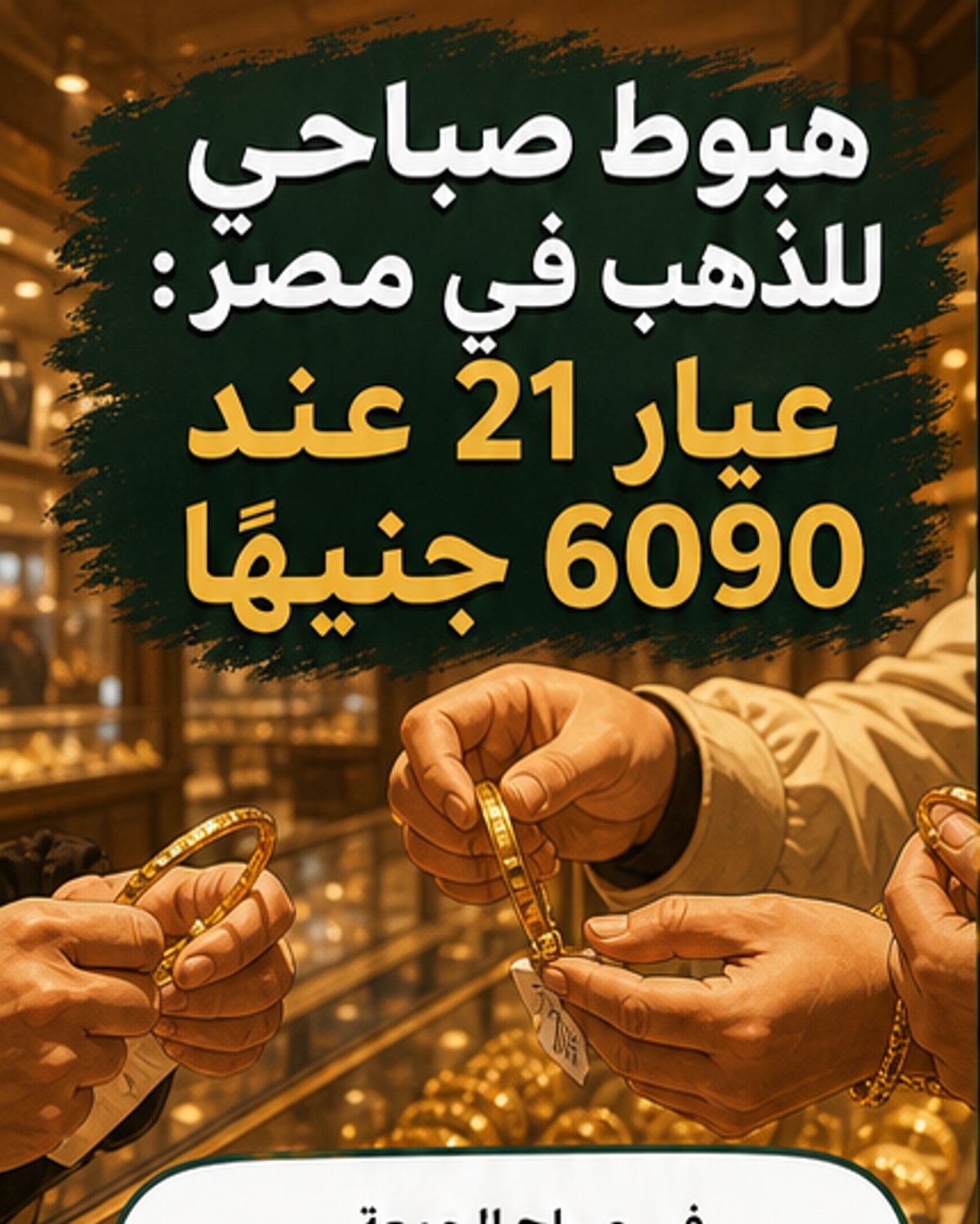 انخفاض سعر الذهب في مصر