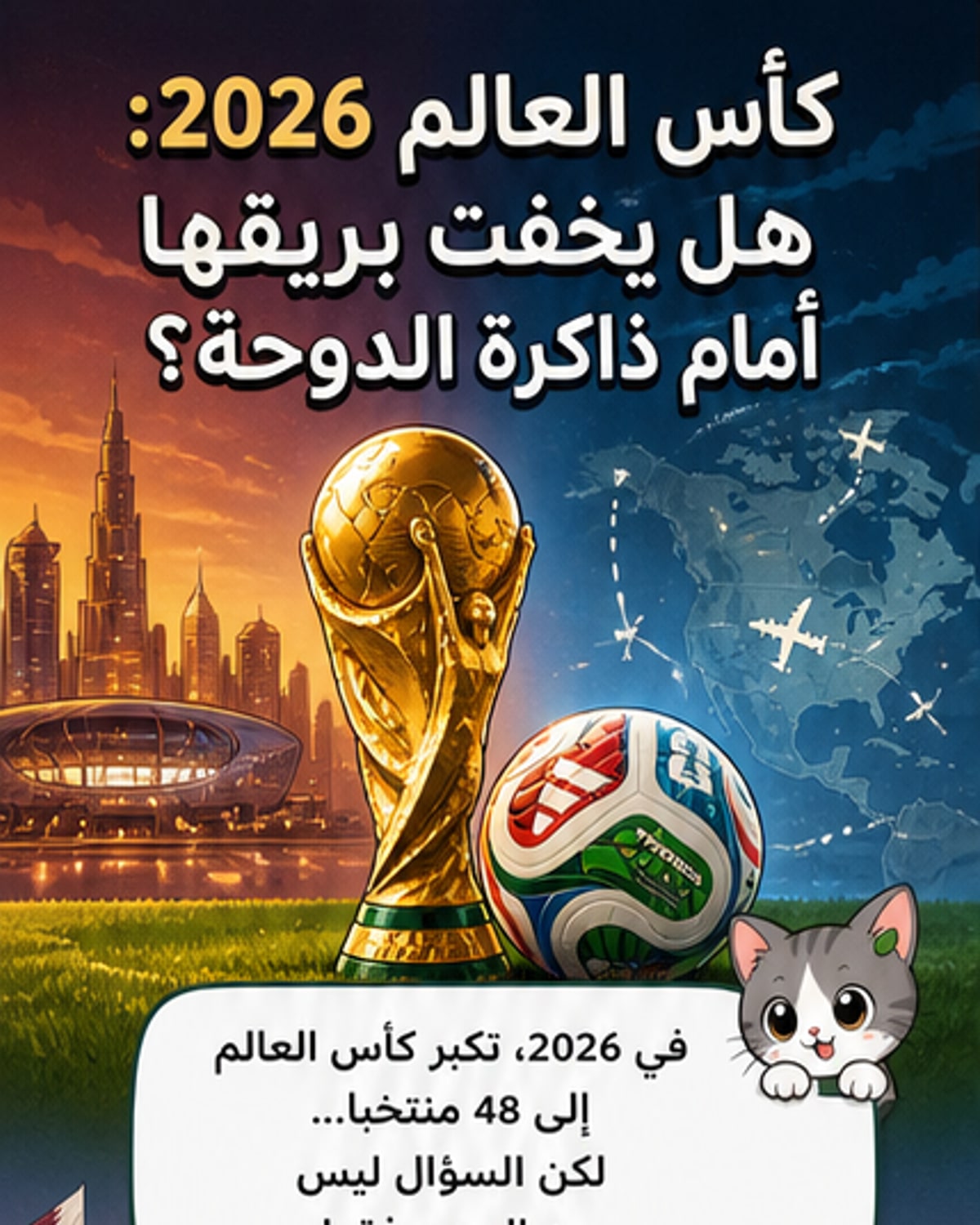 مونديال 2026 أقل بريقا من قطر؟