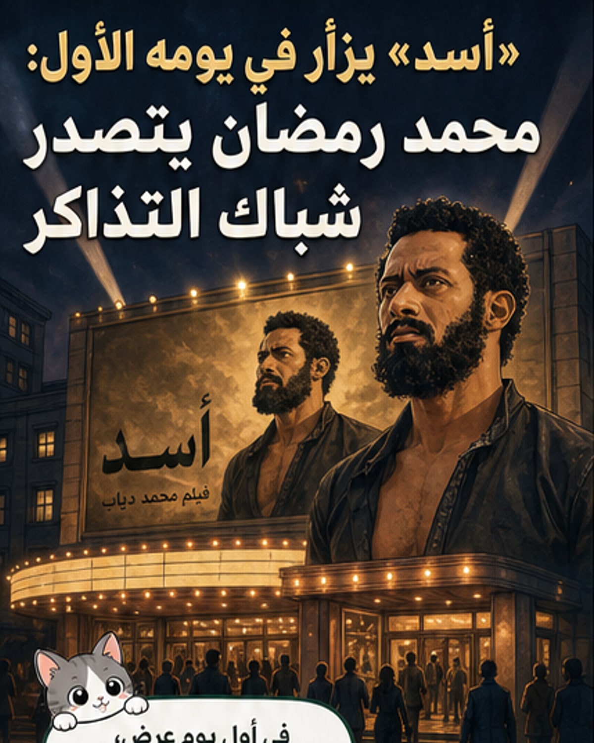 انطلاقة قوية لفيلم «أسد» في مصر