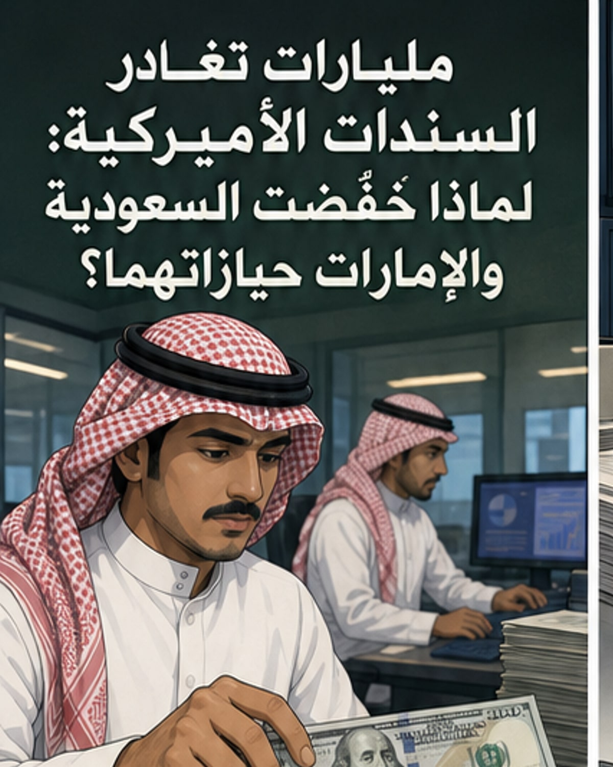 تراجع حيازات السعودية والإمارات من السندات الأمريكية