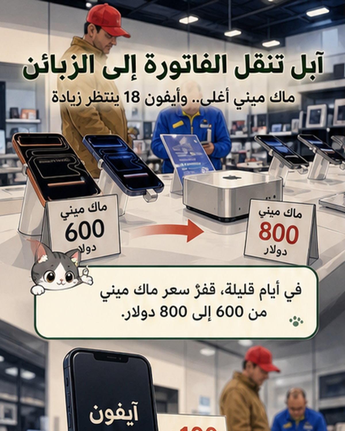 آبل ترفع أسعار منتجاتها.. ما السبب؟