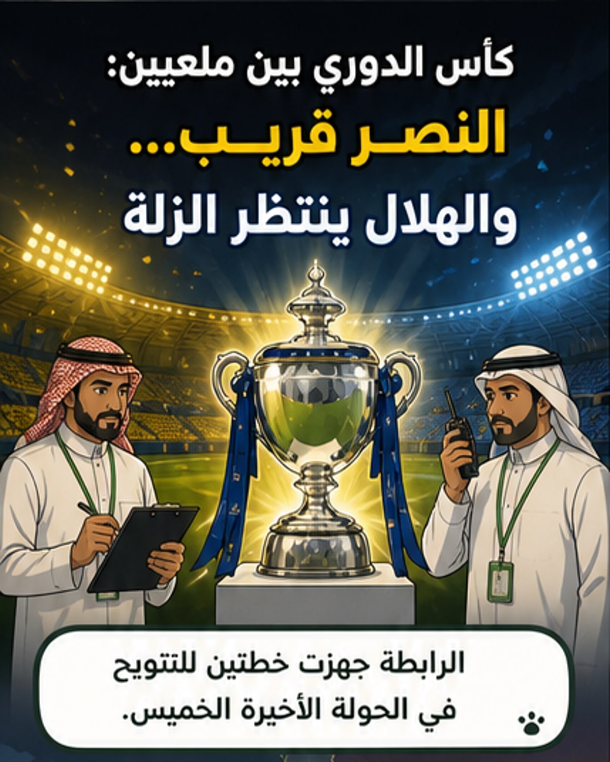 استعدادات مزدوجة للتتويج