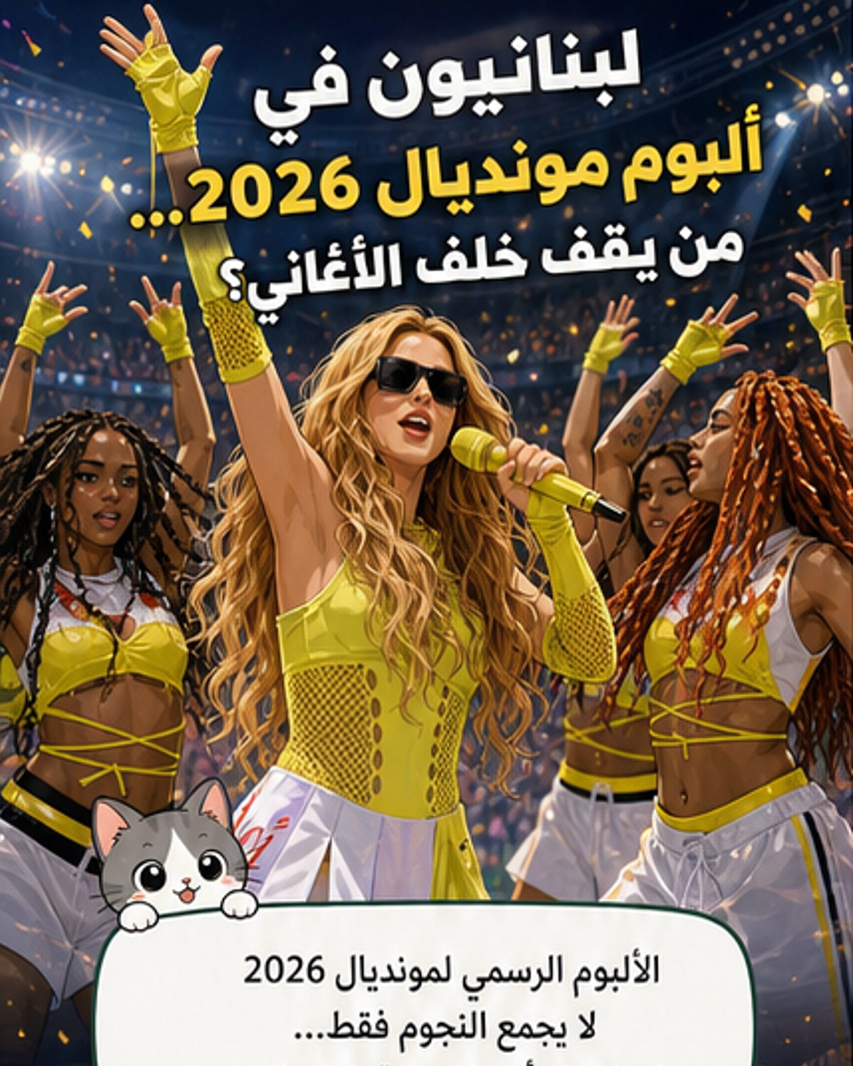 فنانون لبنانيون يشاركون في إنتاج ألبوم كأس العالم 2026، بينهم إبراهيم معلوف ومساري وشاكيرا.