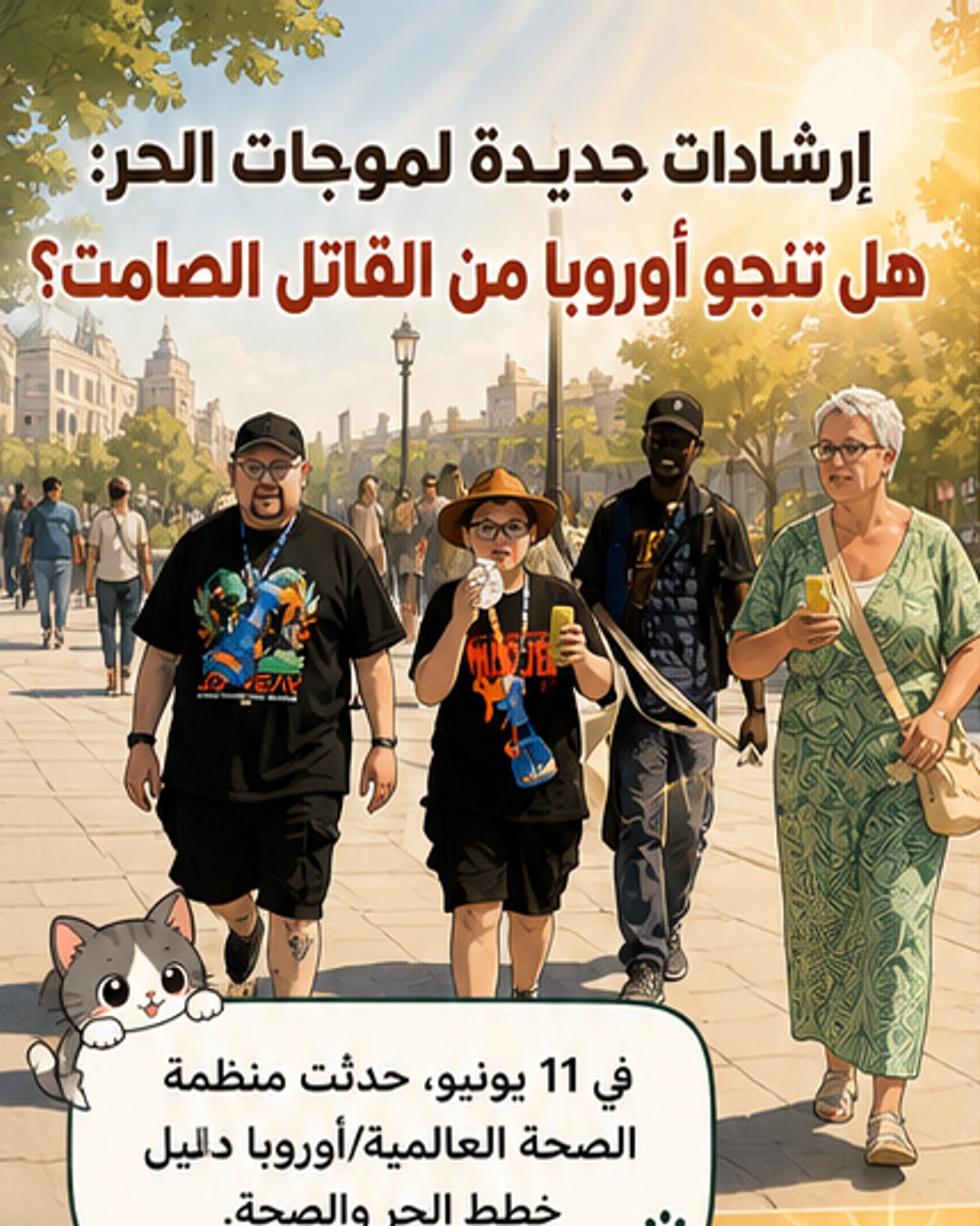 تحديثات منظمة الصحة لموجات الحر